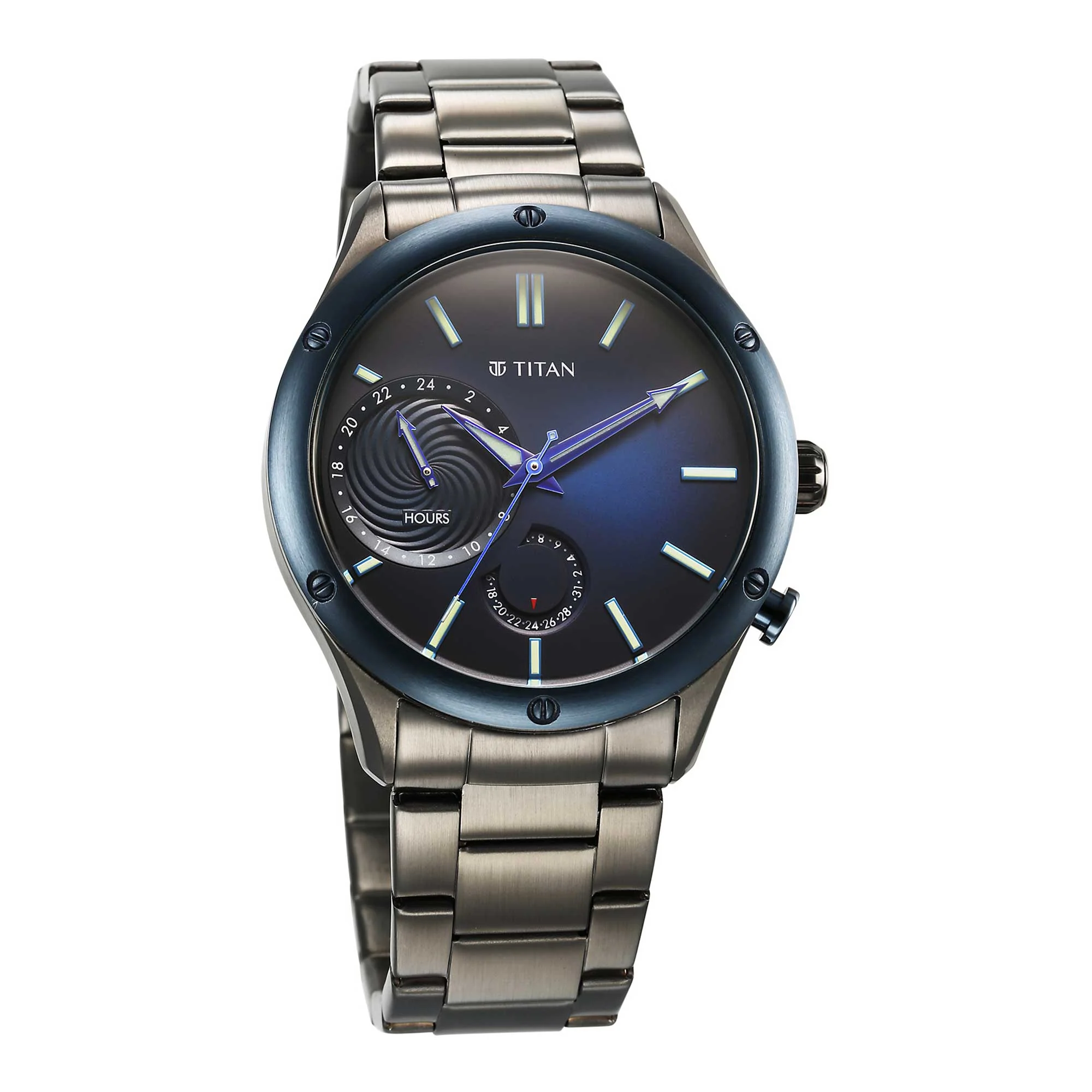 Titan Stellar Blue Dial Multifunctional Analog Watch - Image 3