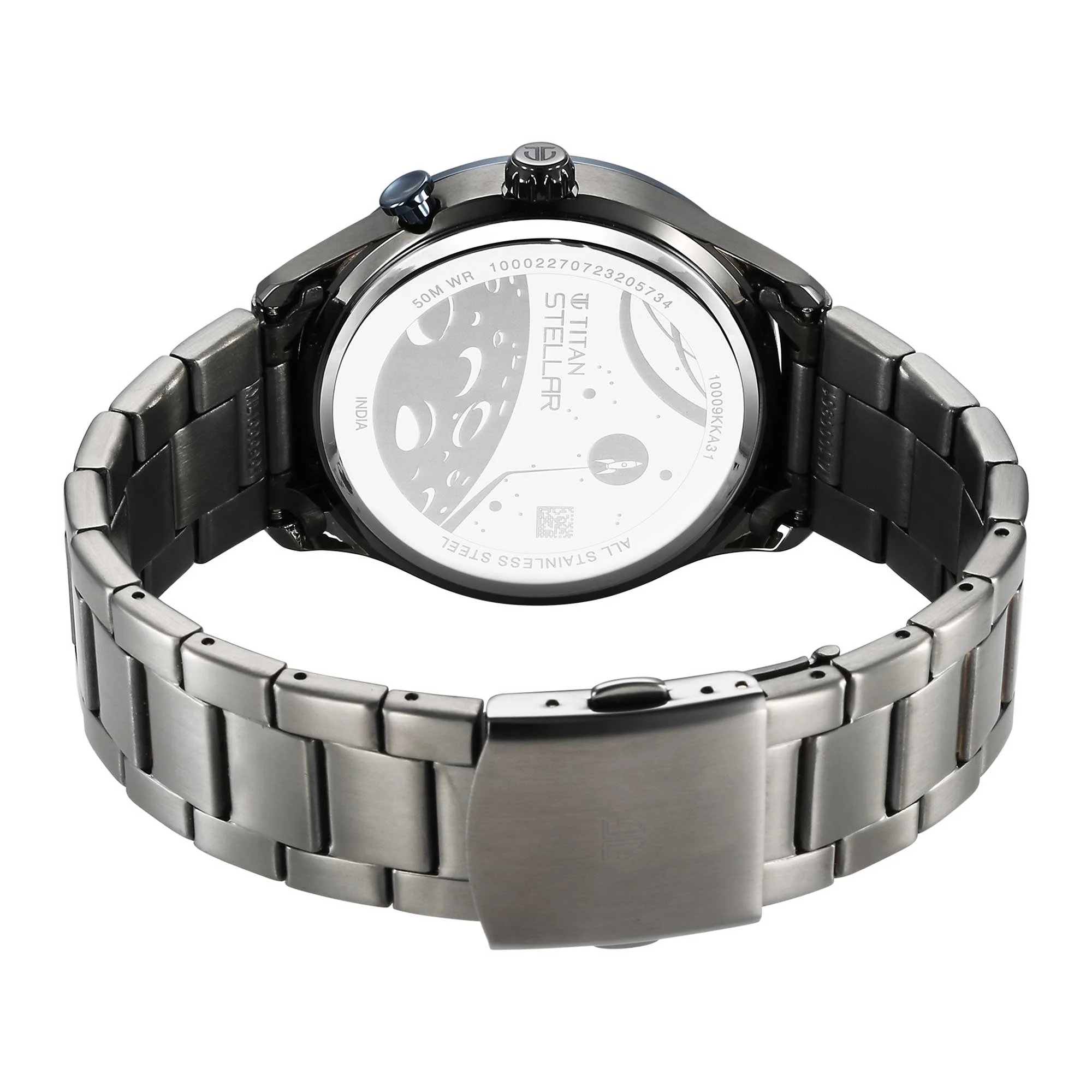 Titan Stellar Blue Dial Multifunctional Analog Watch - Image 6