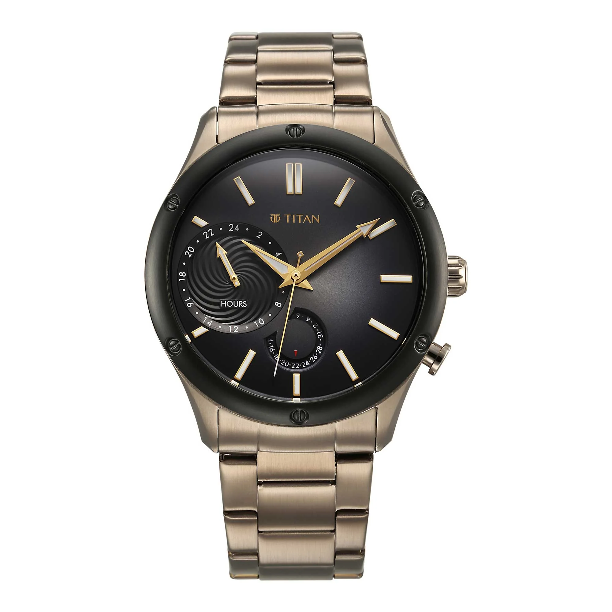 Titan Stellar Brown Dial Multifunctional Analog Watch - Image 2