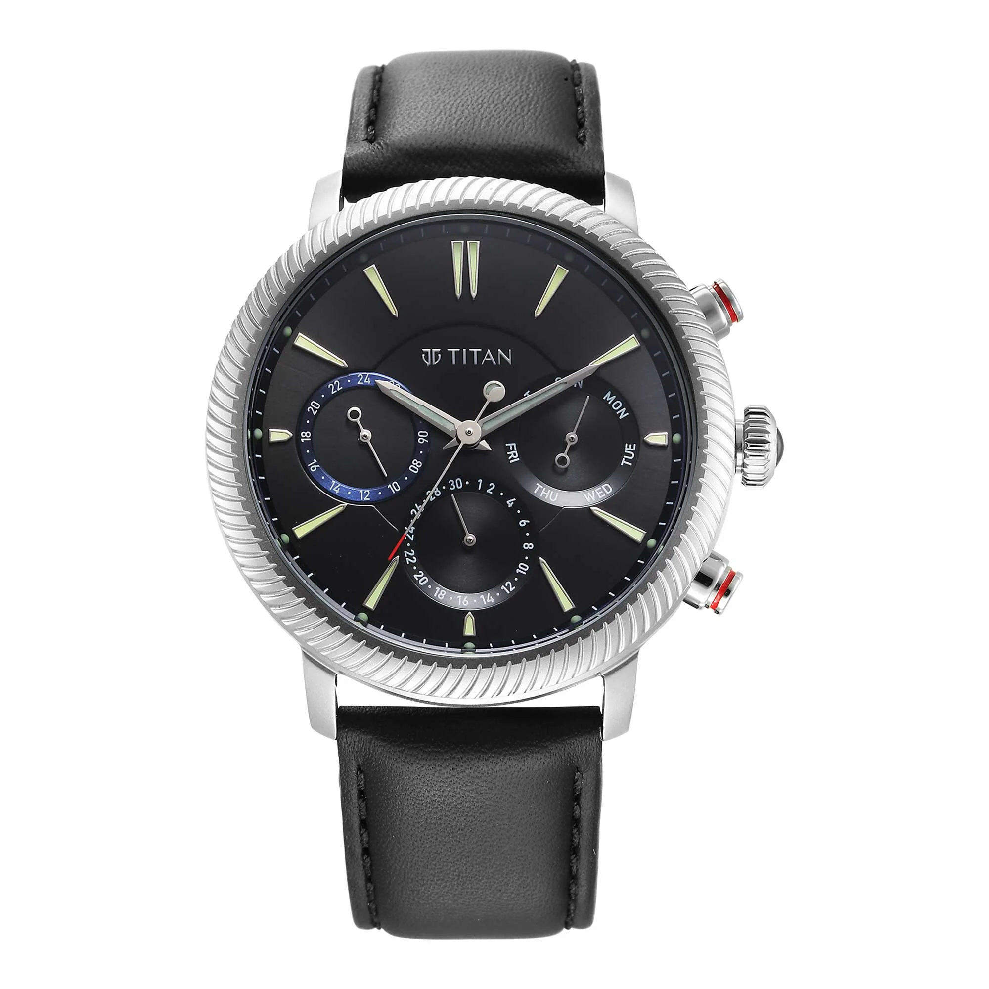 Titan Stellar Black Dial Multifunctional Analog Watch - Image 2