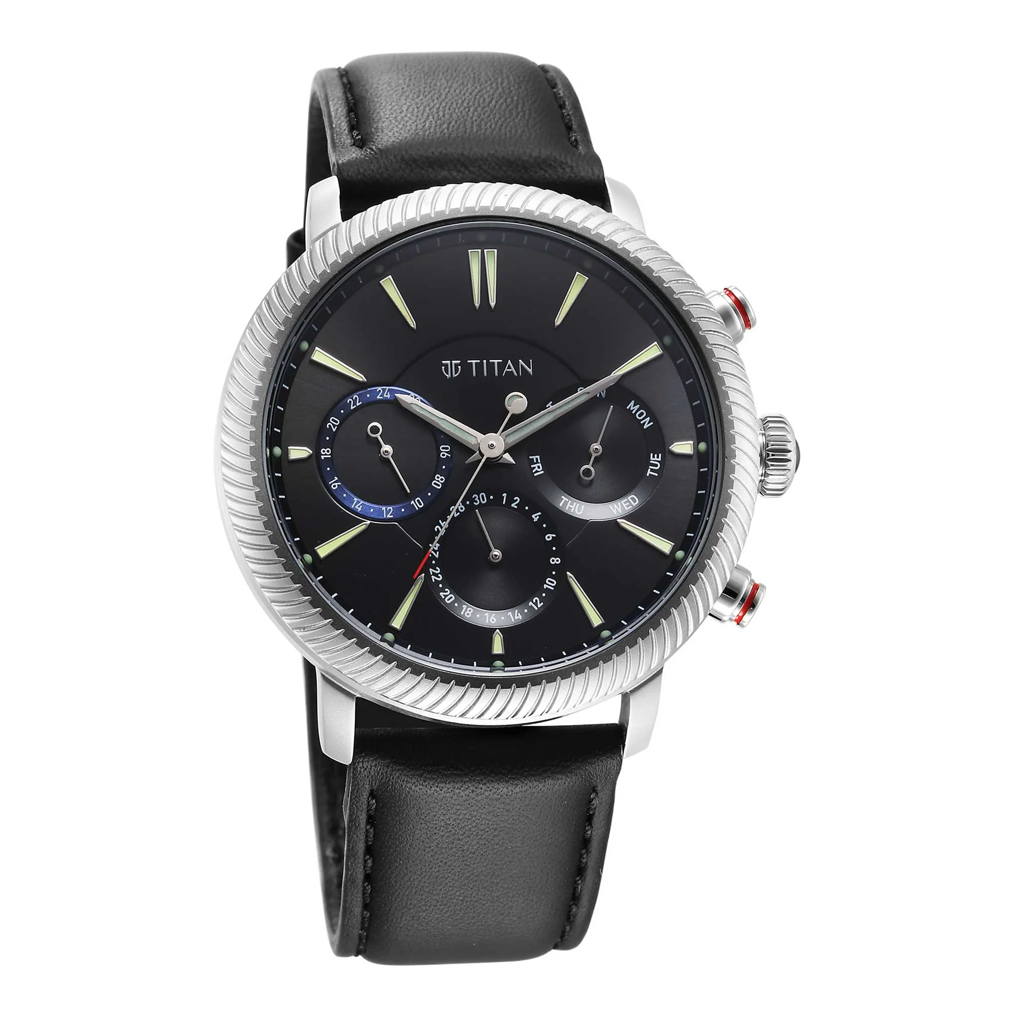 Titan Stellar Black Dial Multifunctional Analog Watch - Image 3