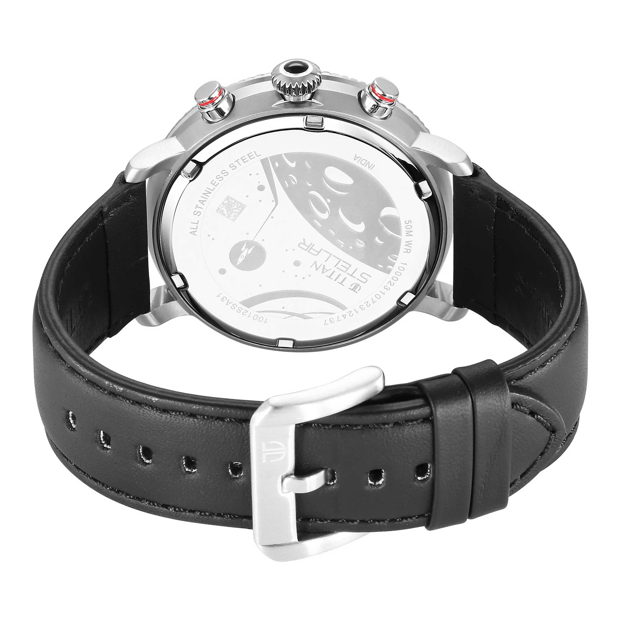 Titan Stellar Black Dial Multifunctional Analog Watch - Image 6