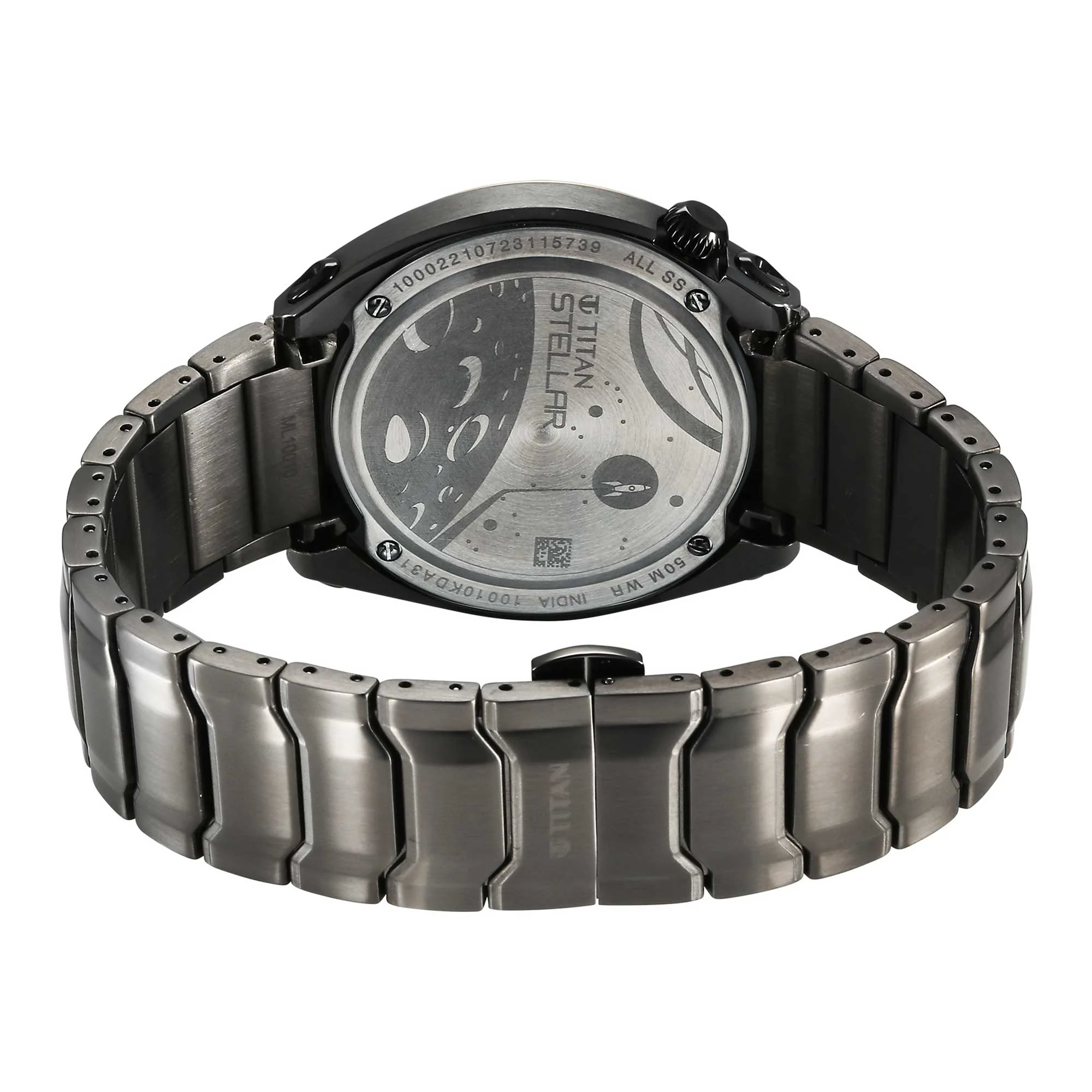 Titan Stellar Analog with Sun Moon Dial Multifunctional Watch - Image 5