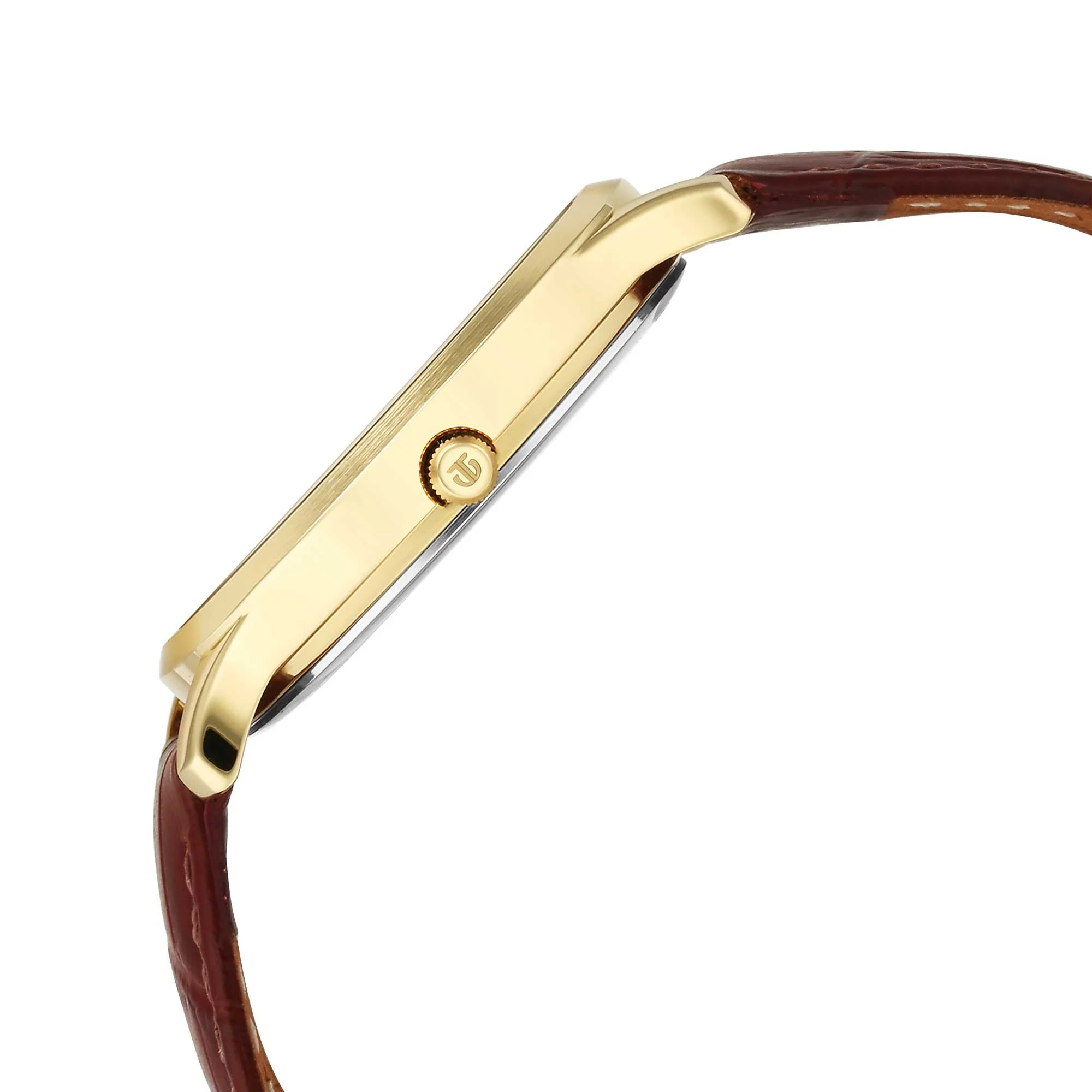 Titan Tet Light Champange Dial Analog Leather Strap Watch for Men - Image 5