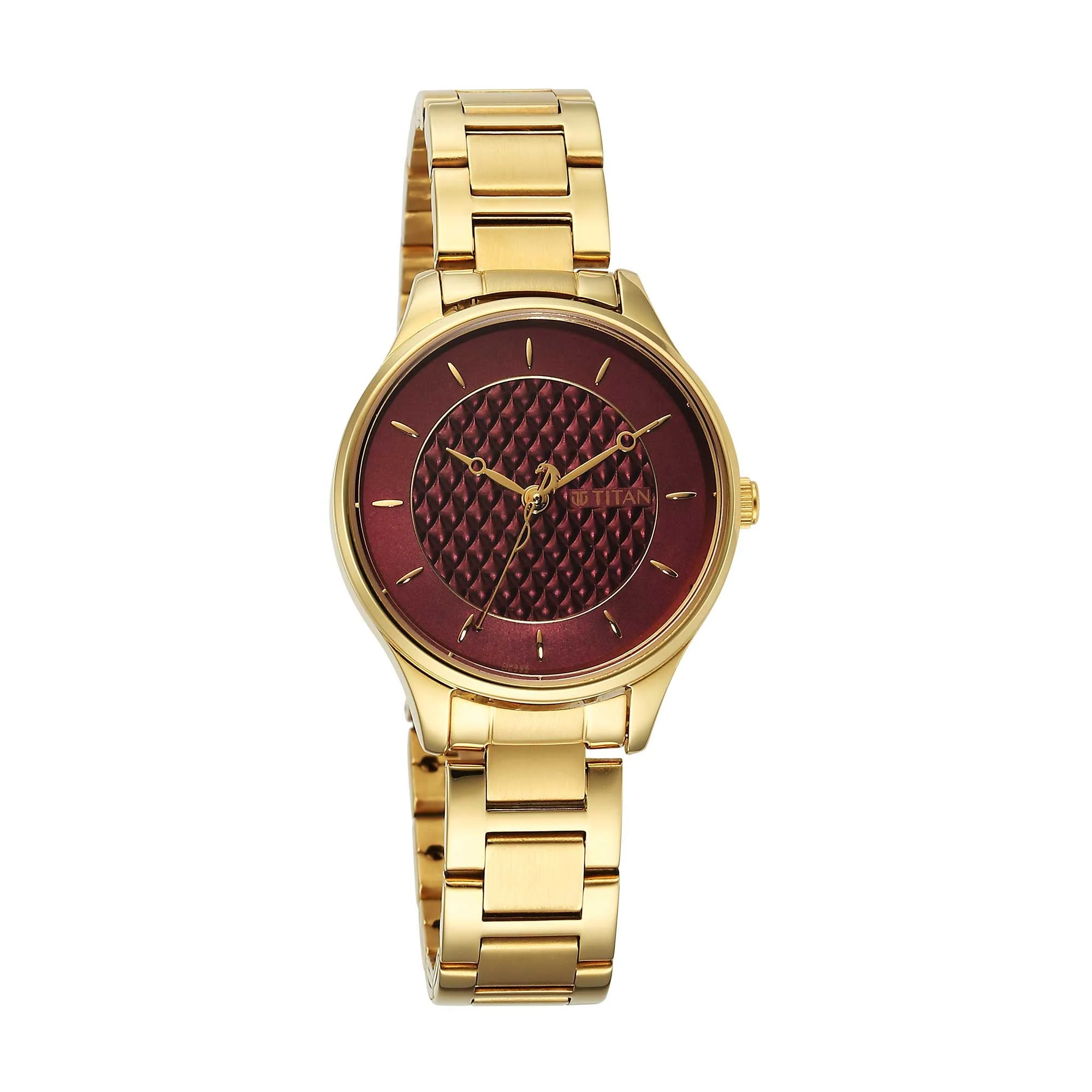 Titan Tet Red Dial Analog Stainless steel Strap Watch for Men - Image 3