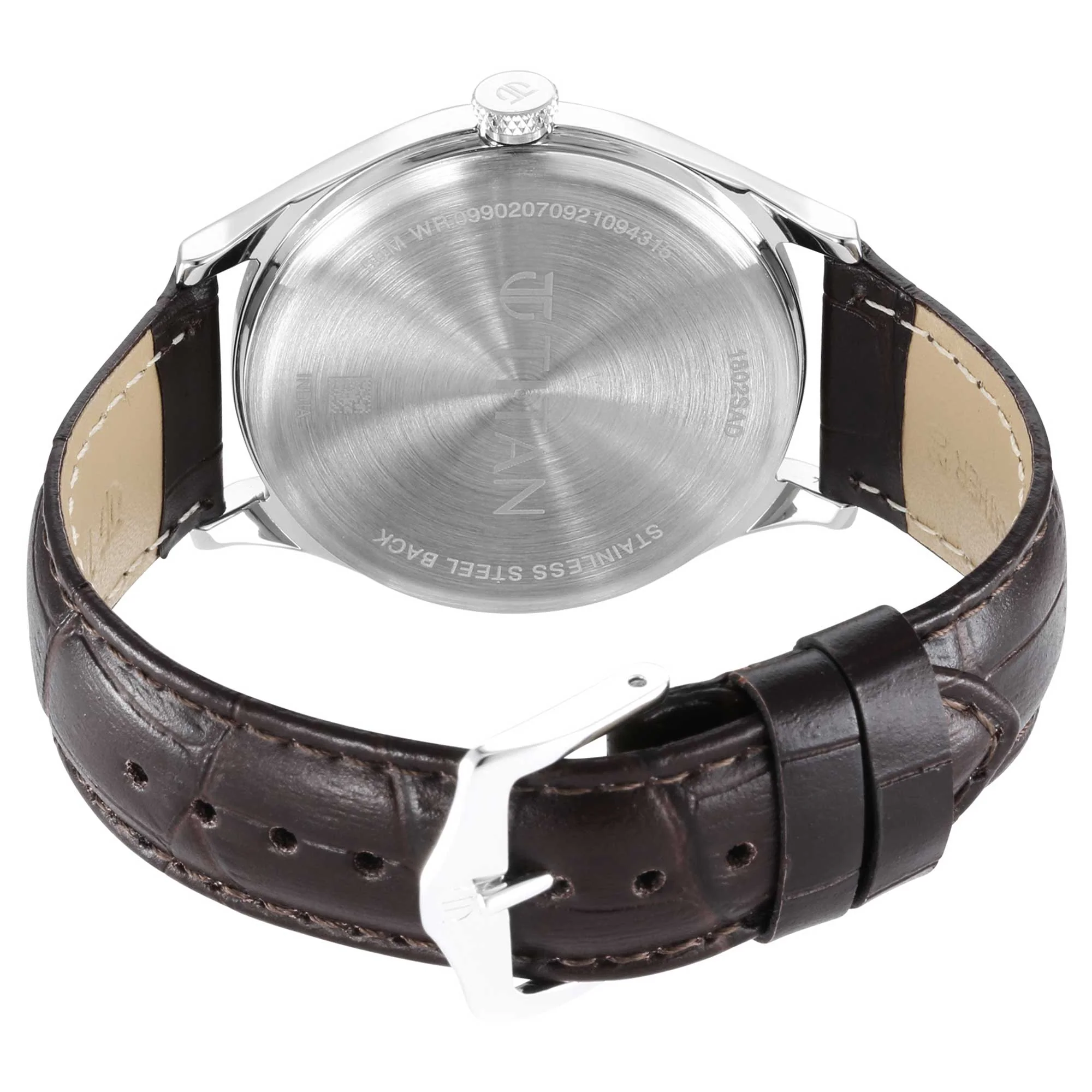 Titan Trendsetters Beige Dial Analog Leather Strap watch for Men - Image 5
