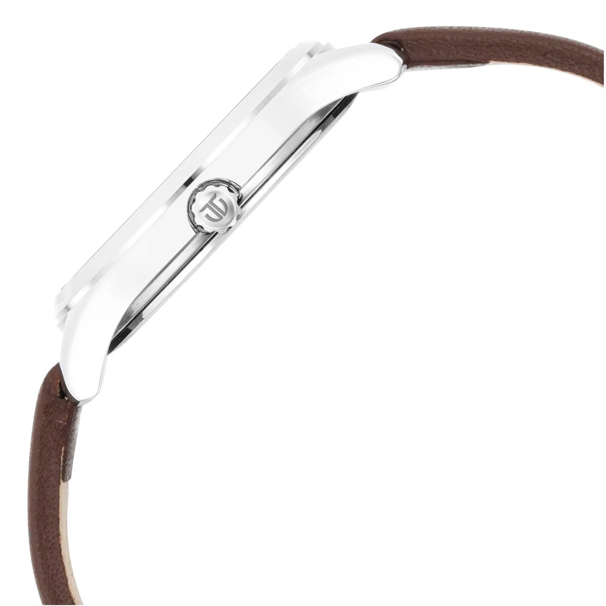 Titan Trendsetters Beige Dial Women Watch With Leather Strap - Image 4