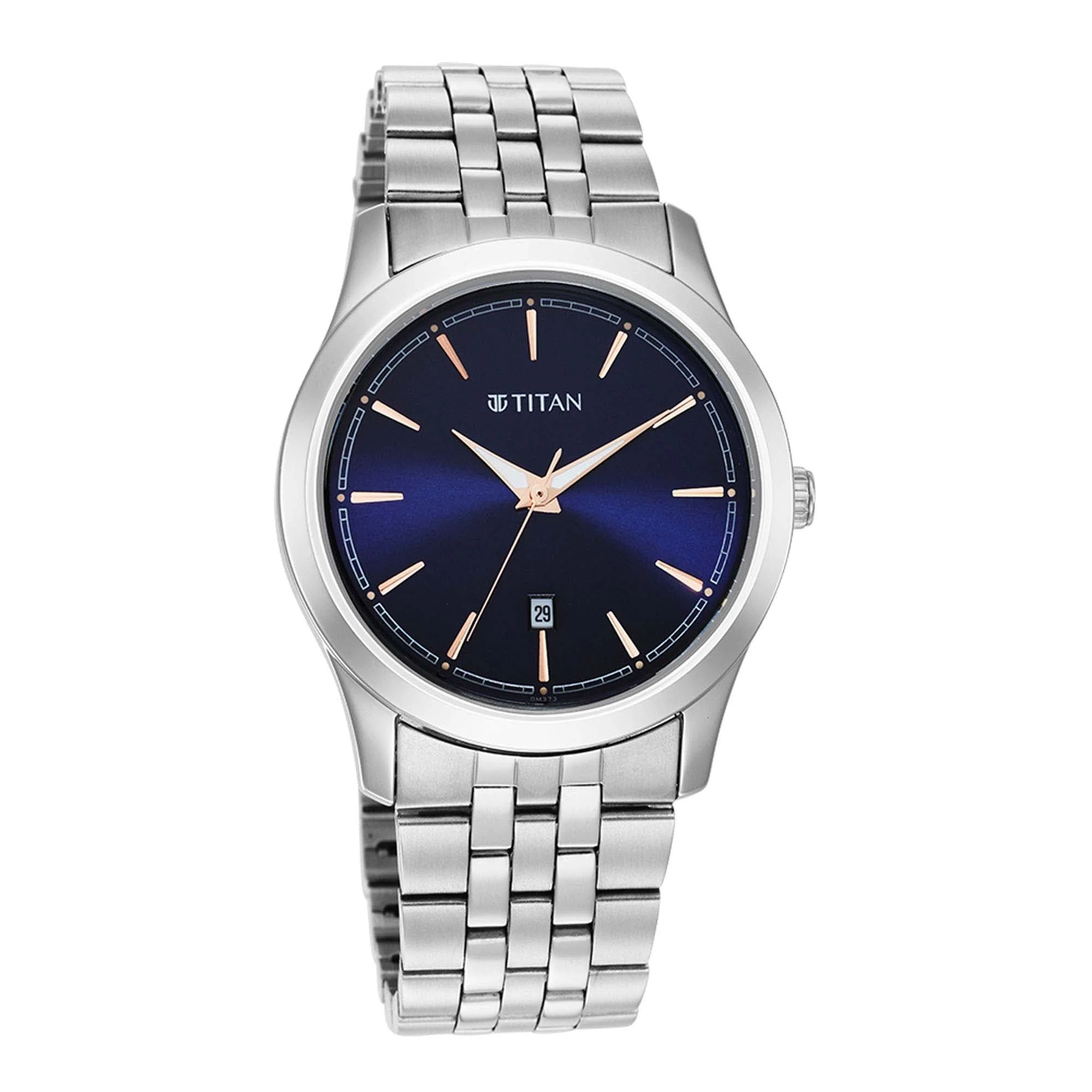 Titan Trendsetters Blue Dial Analog Stainless Steel Strap watch for Men - Image 3
