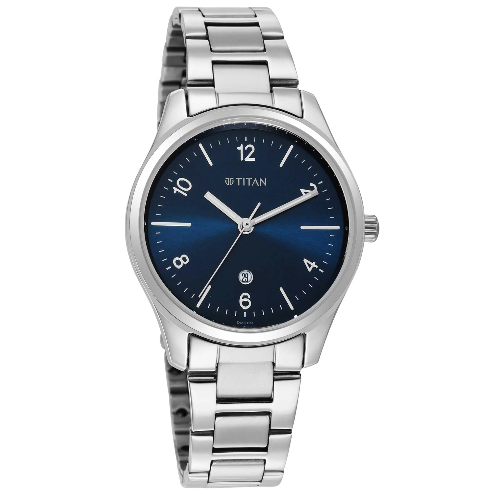 Titan Trendsetters Blue Dial Analog Stainless Steel Strap Watch for Women - Image 2
