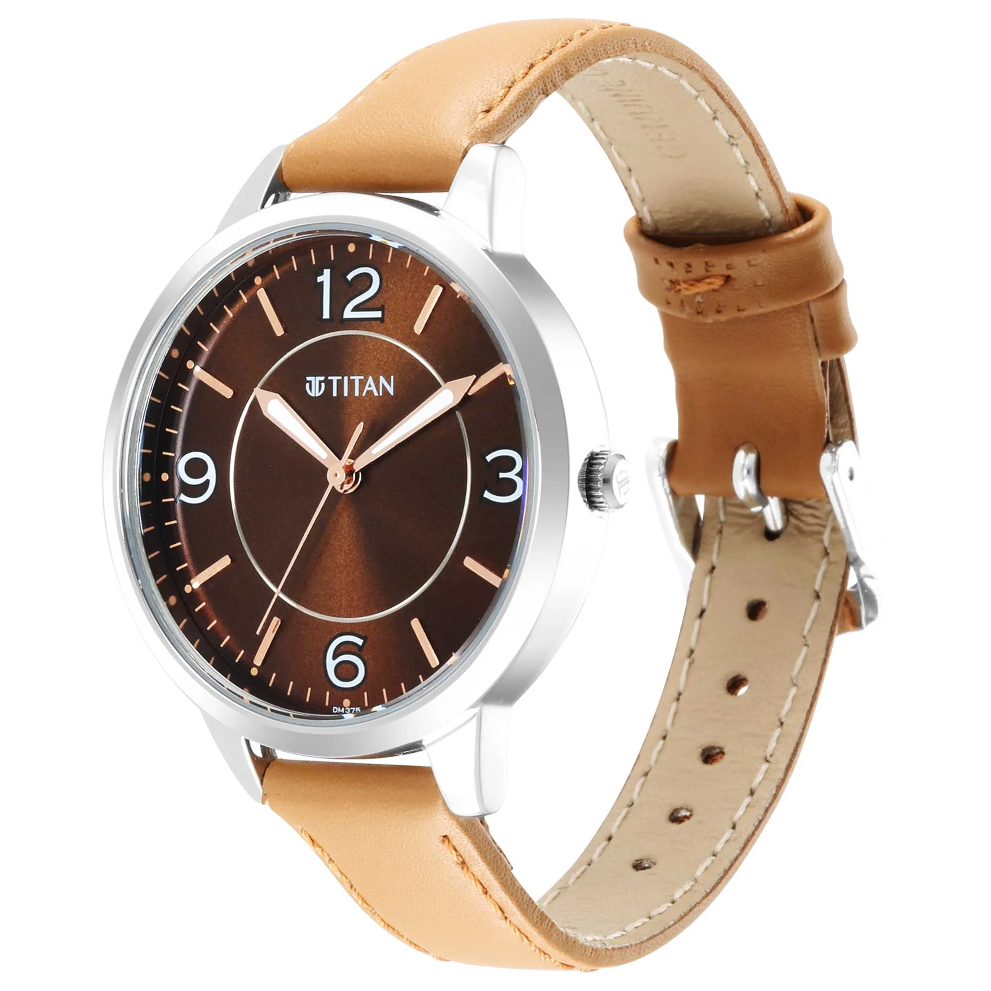 Titan Trendsetters Brown Dial Analog Leather Strap watch for Women - Image 3