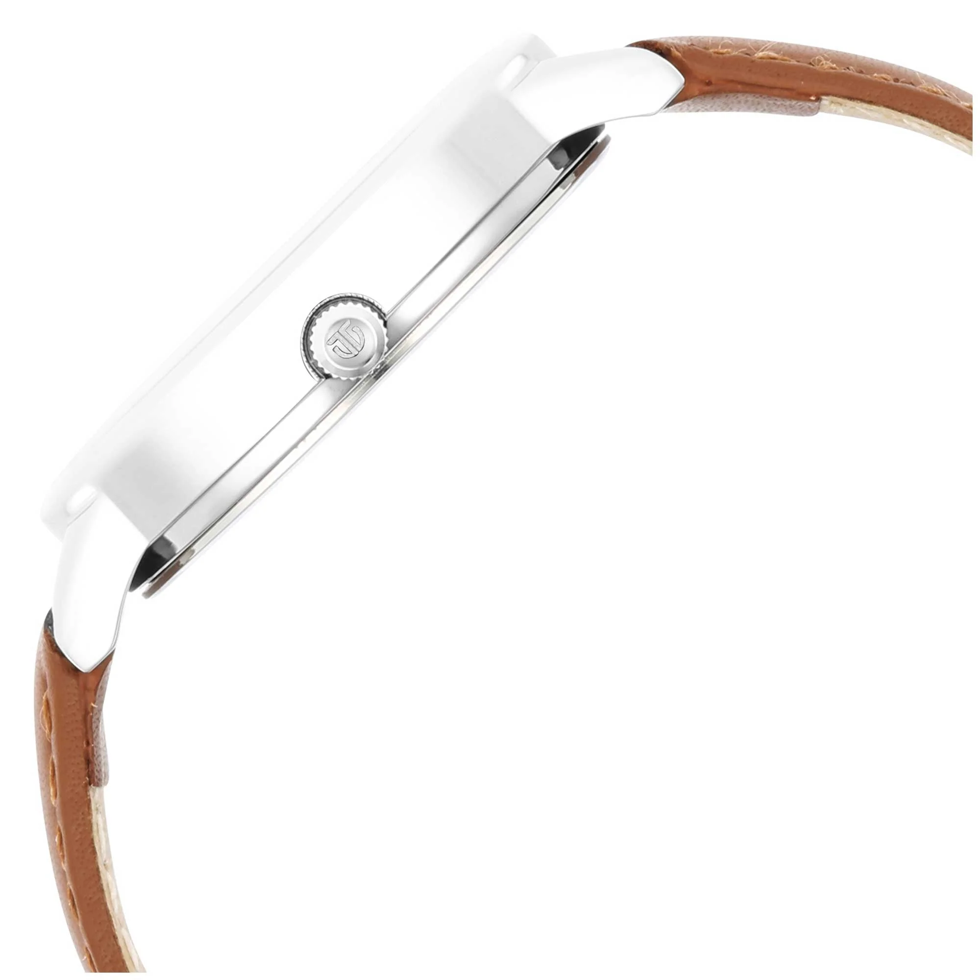 Titan Trendsetters Light Rose Gold Dial Analog Leather Strap watch for Women - Image 4
