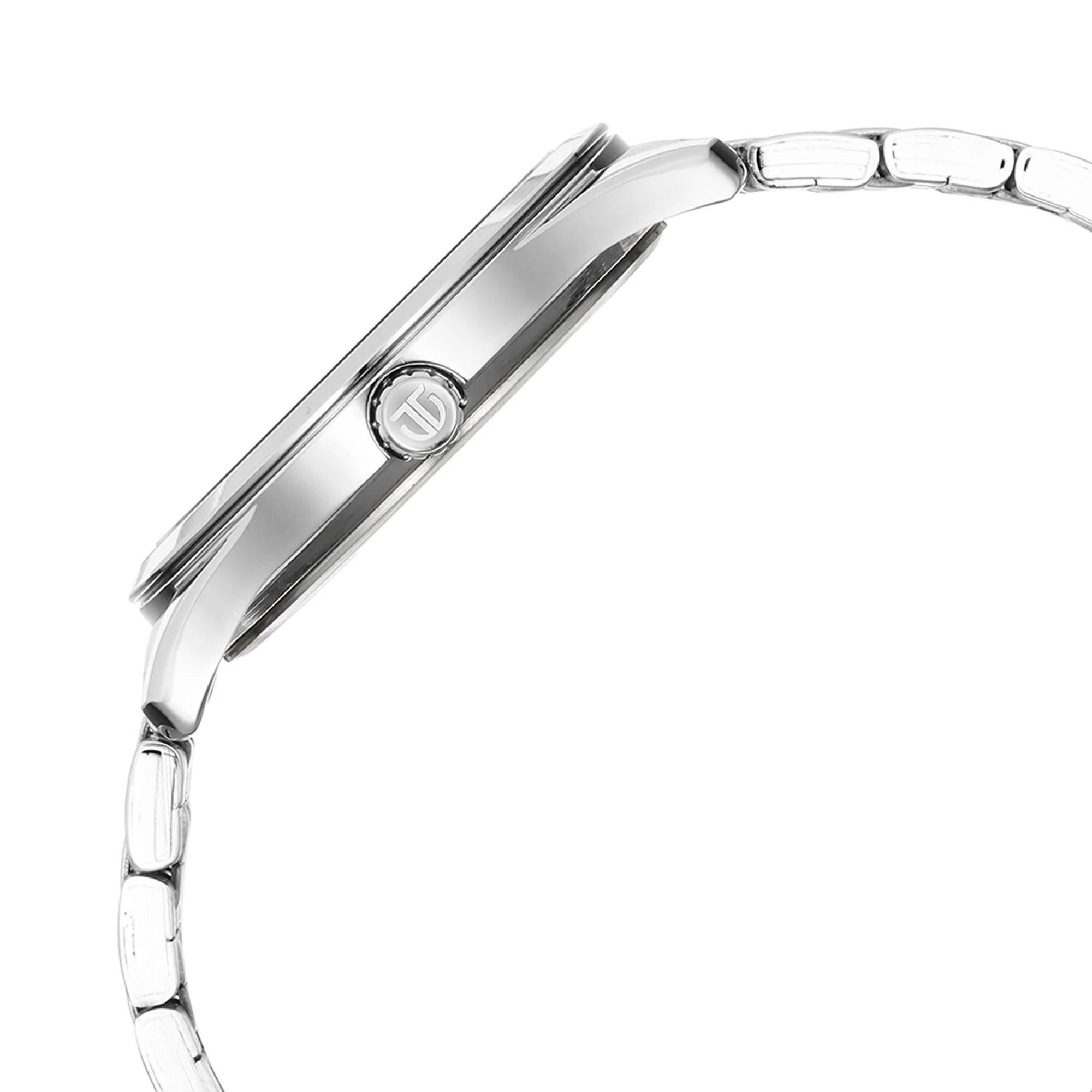 Titan Trendsetters Silver White Dial Analog Stainless Steel Strap watch for Men - Image 4