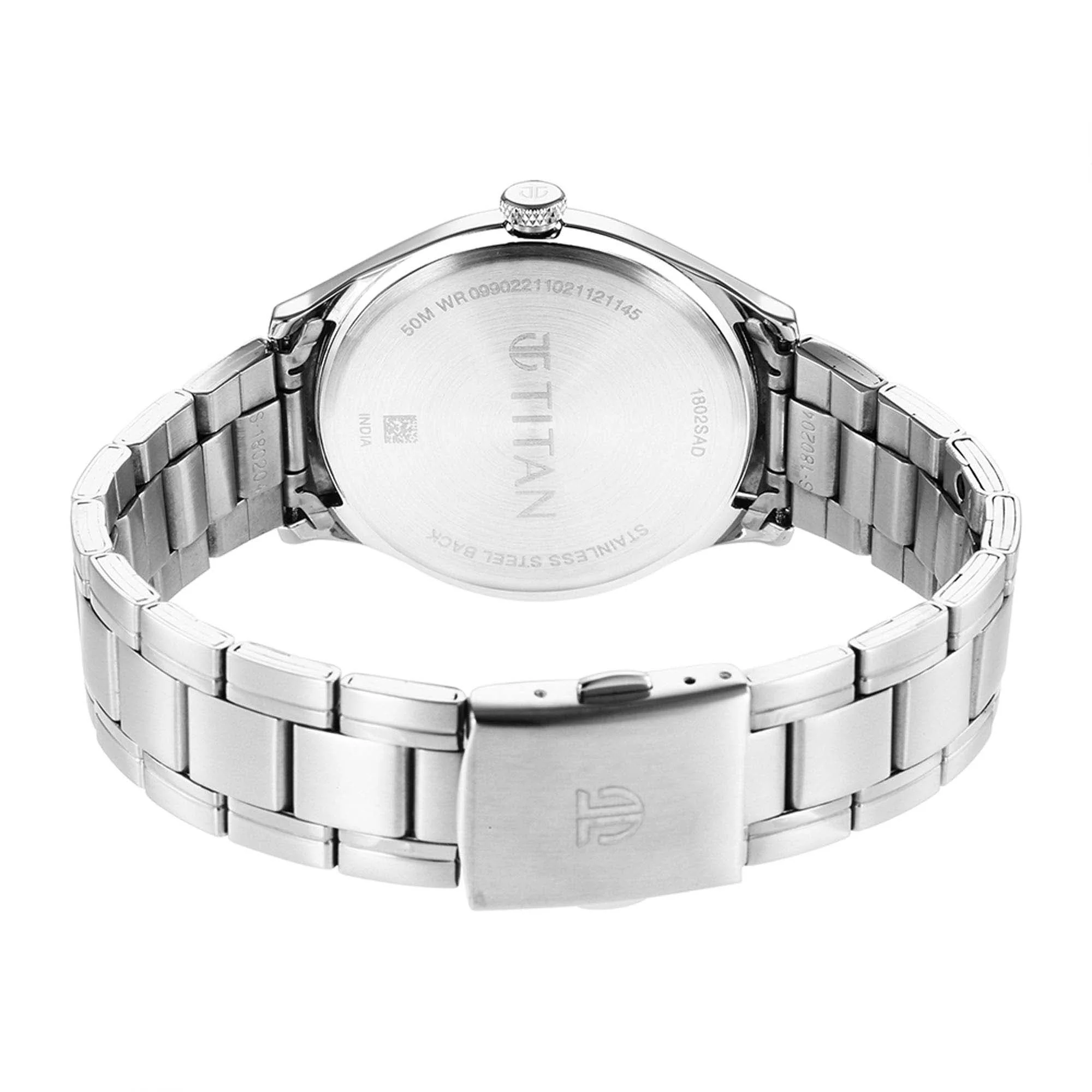 Titan TrendsettersBlack Dial Analog Stainless Steel Strap watch for Men - Image 5