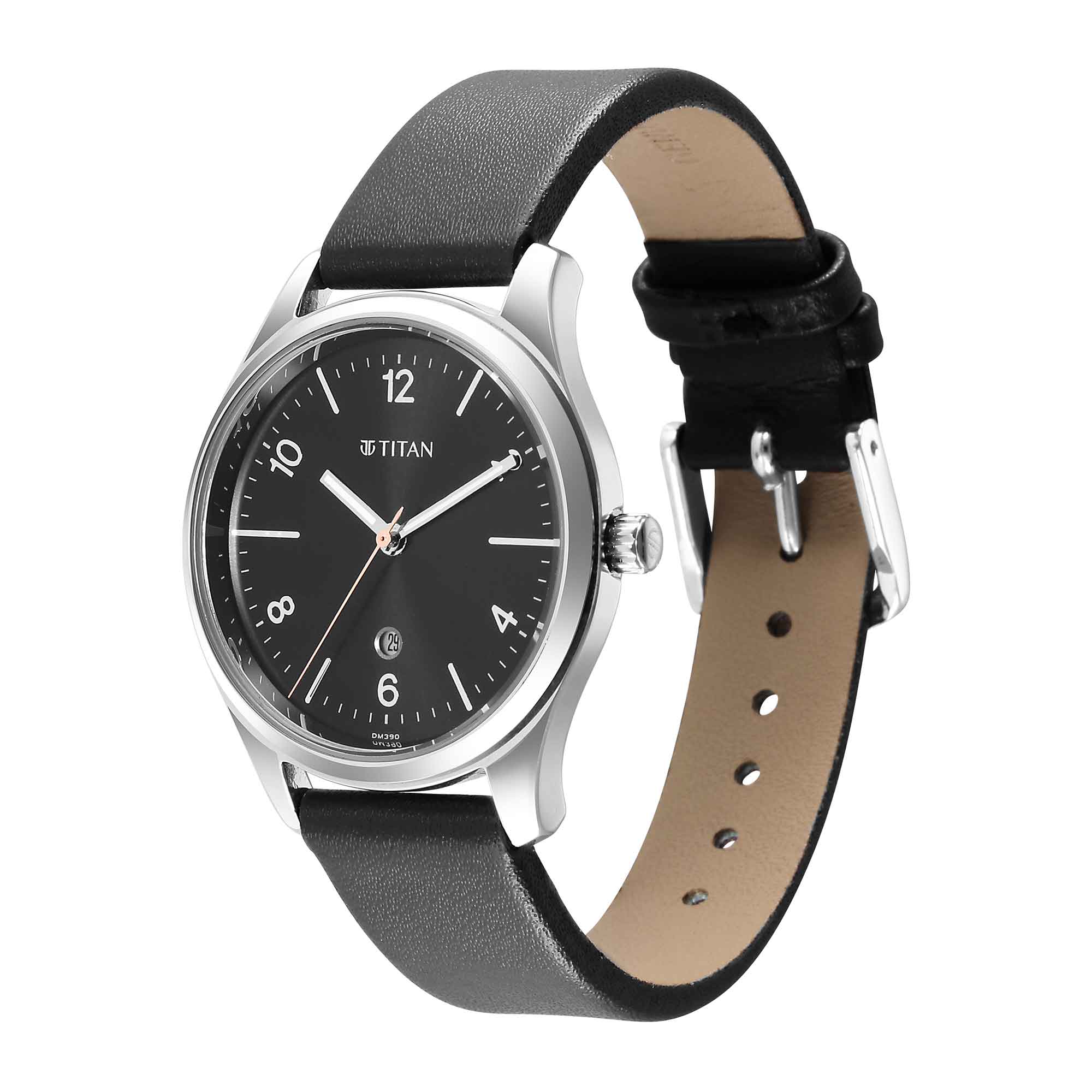 Titan Urban Anthracite Dial Analog Leather Strap watch for Women - Image 3