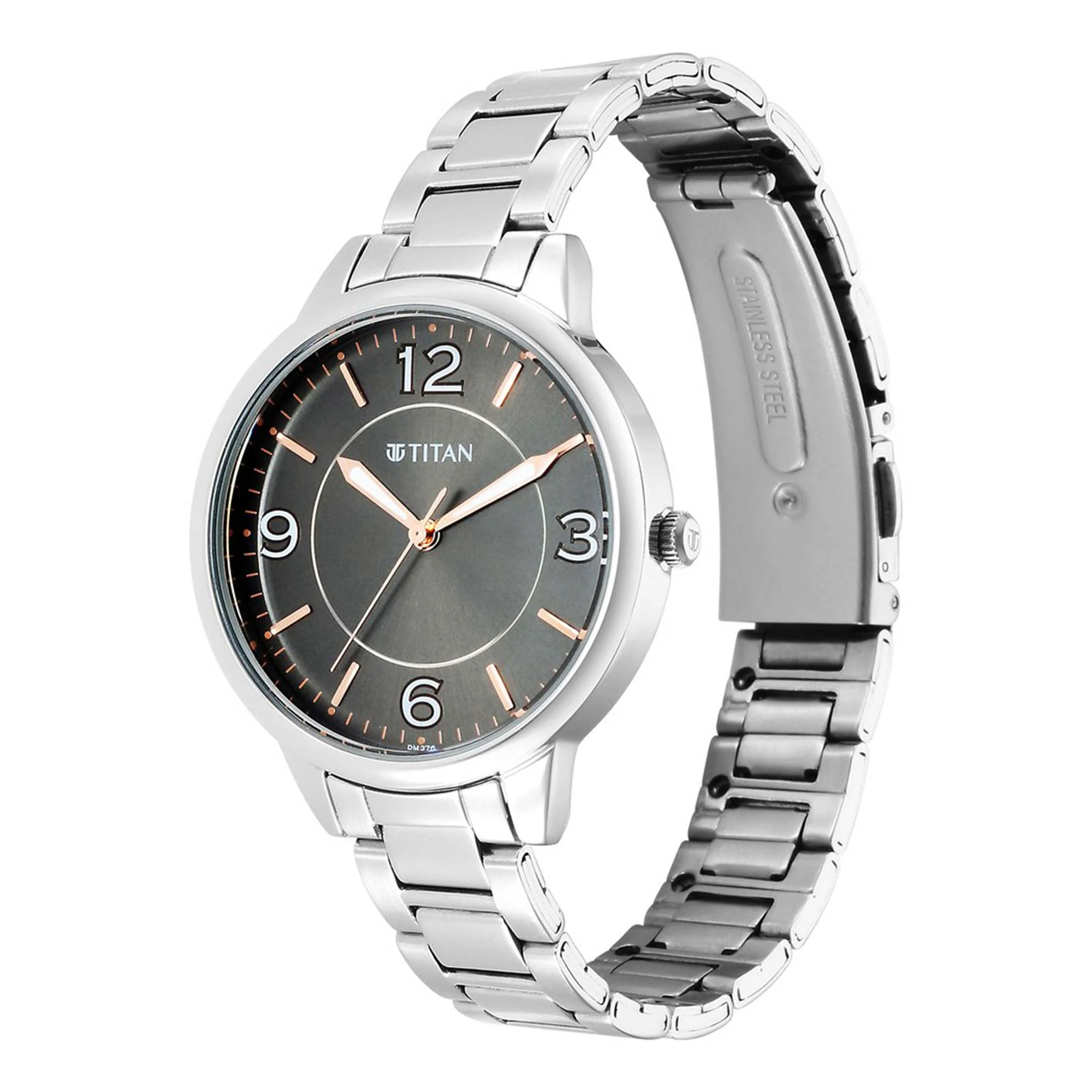 Titan Urban Anthracite Dial Analog Metal Strap watch for Women - Image 3