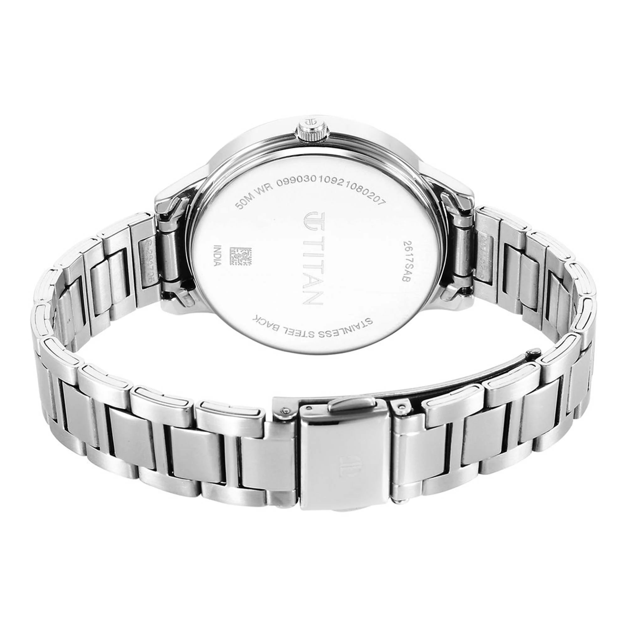 Titan Urban Anthracite Dial Analog Metal Strap watch for Women - Image 5