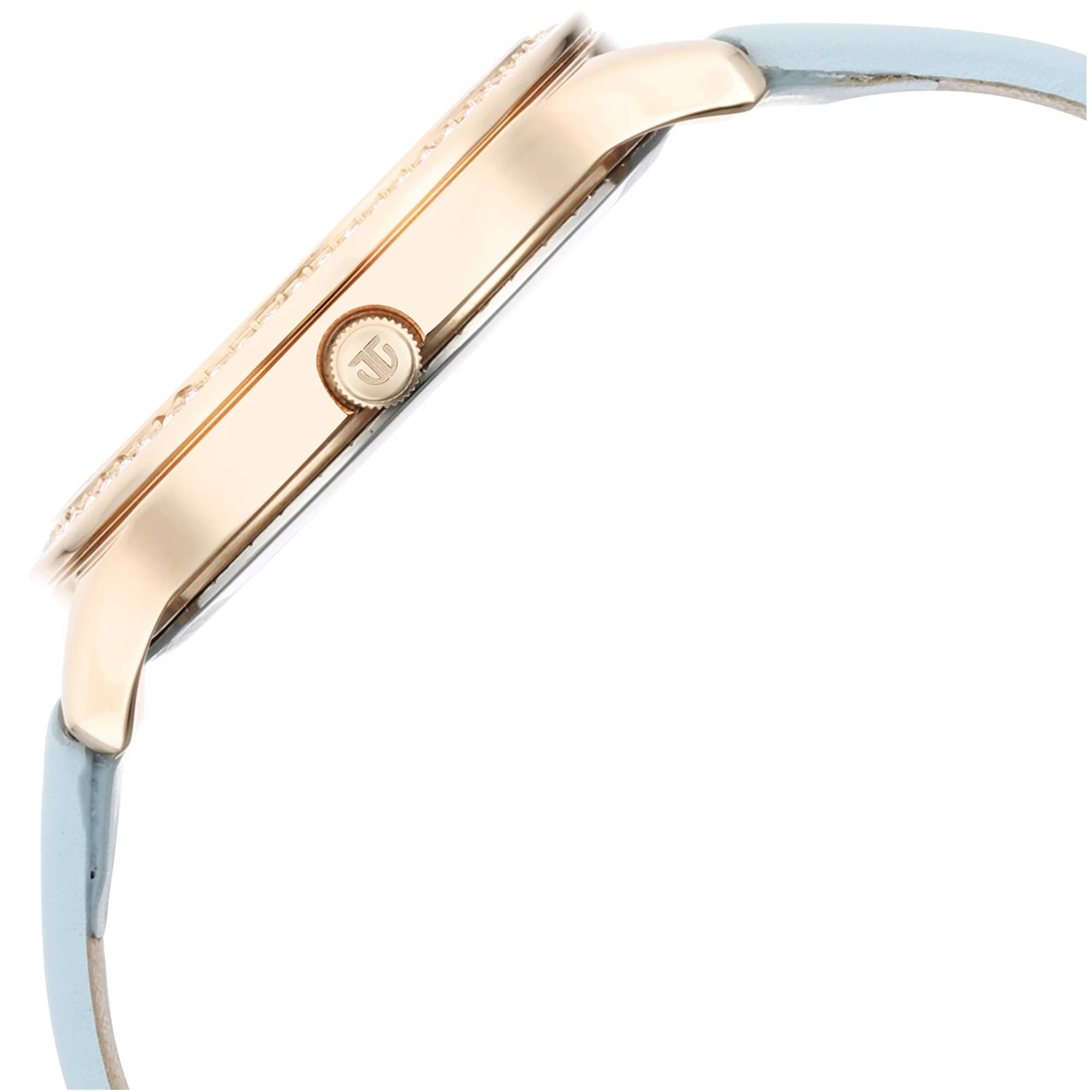 Titan Wander Blue Dial Women Watch With Leather Strap - Image 4