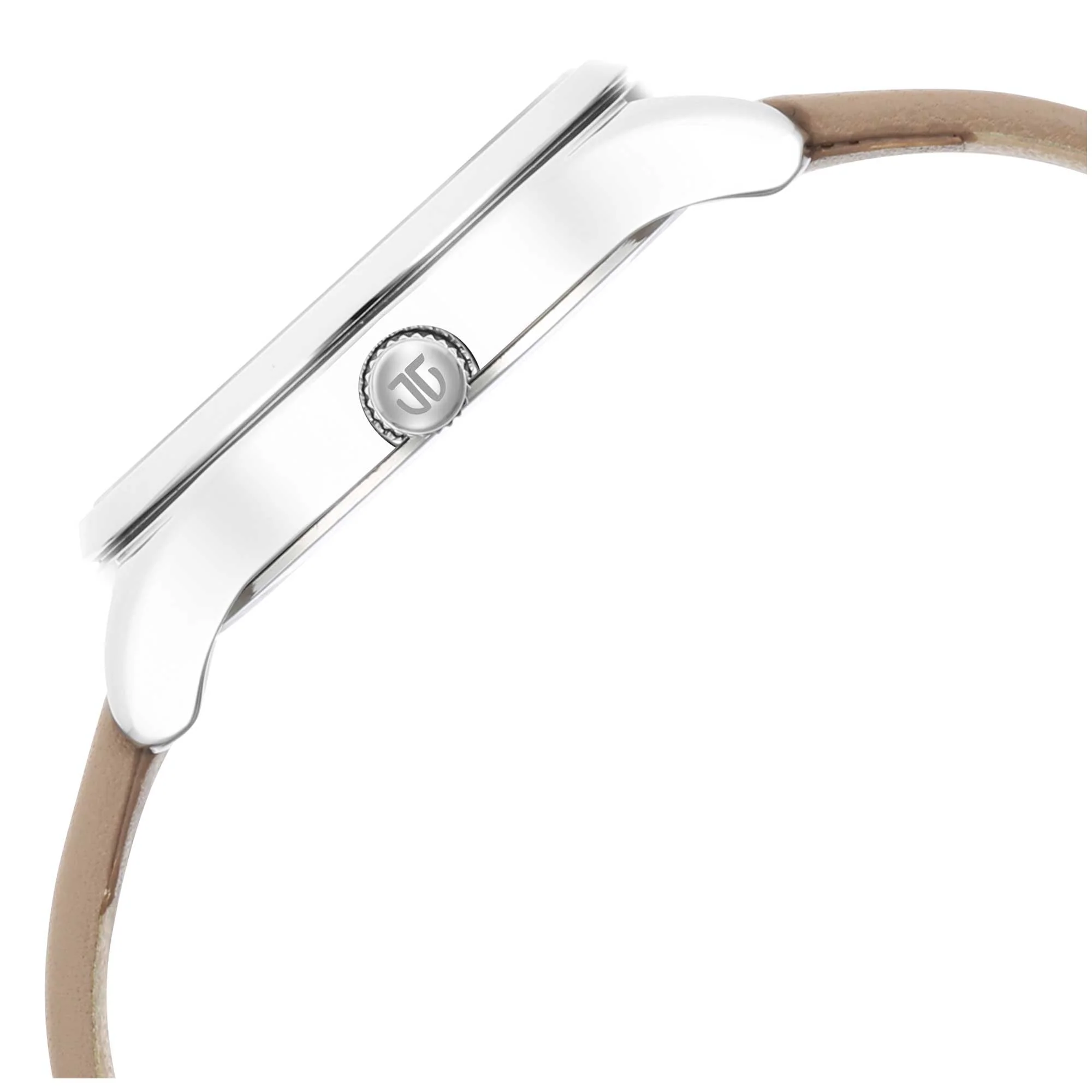 Titan Wander White Dial Analog Leather Strap watch for Women - Image 4