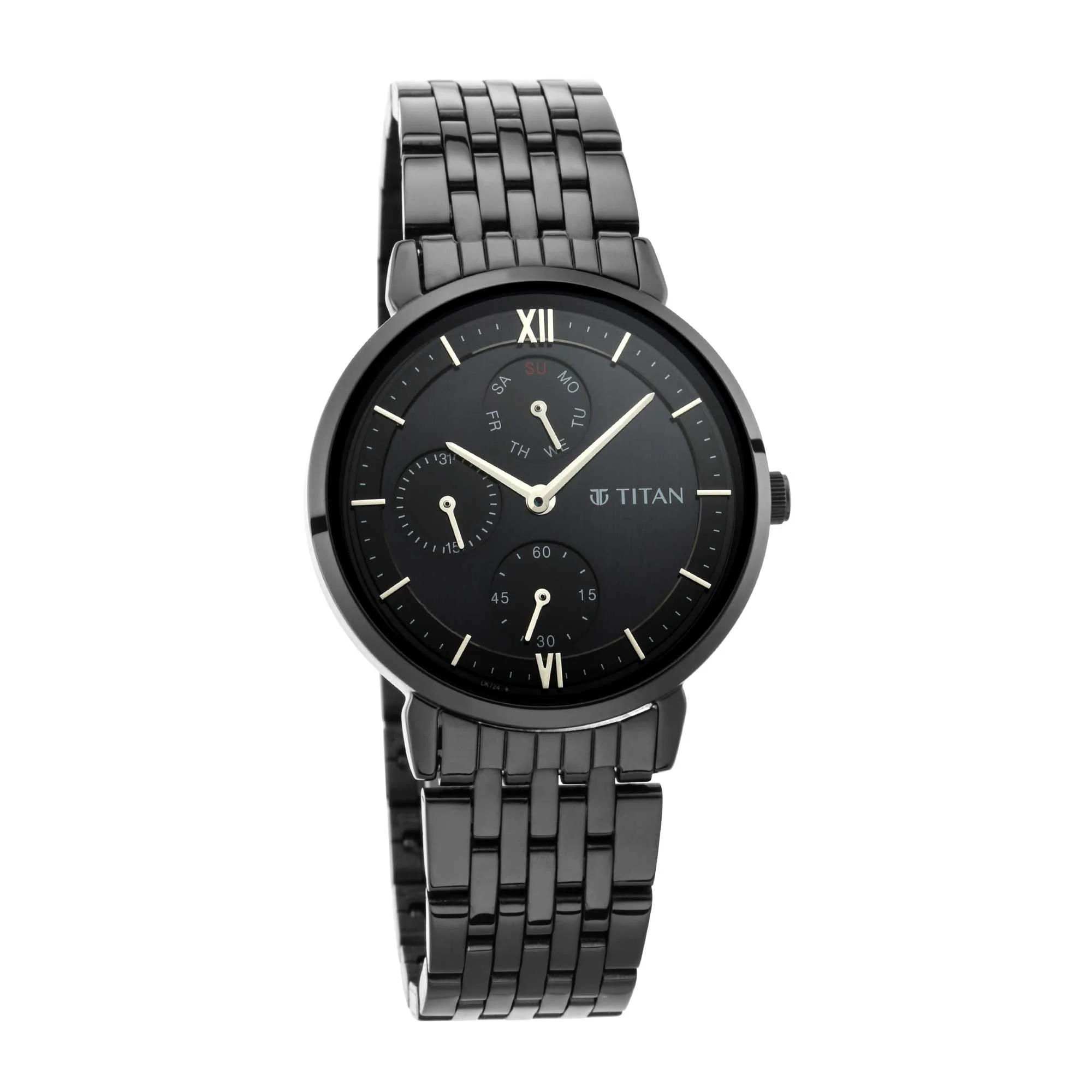 Titan Workwear Black Dial Women Watch With Metal Strap - Image 3