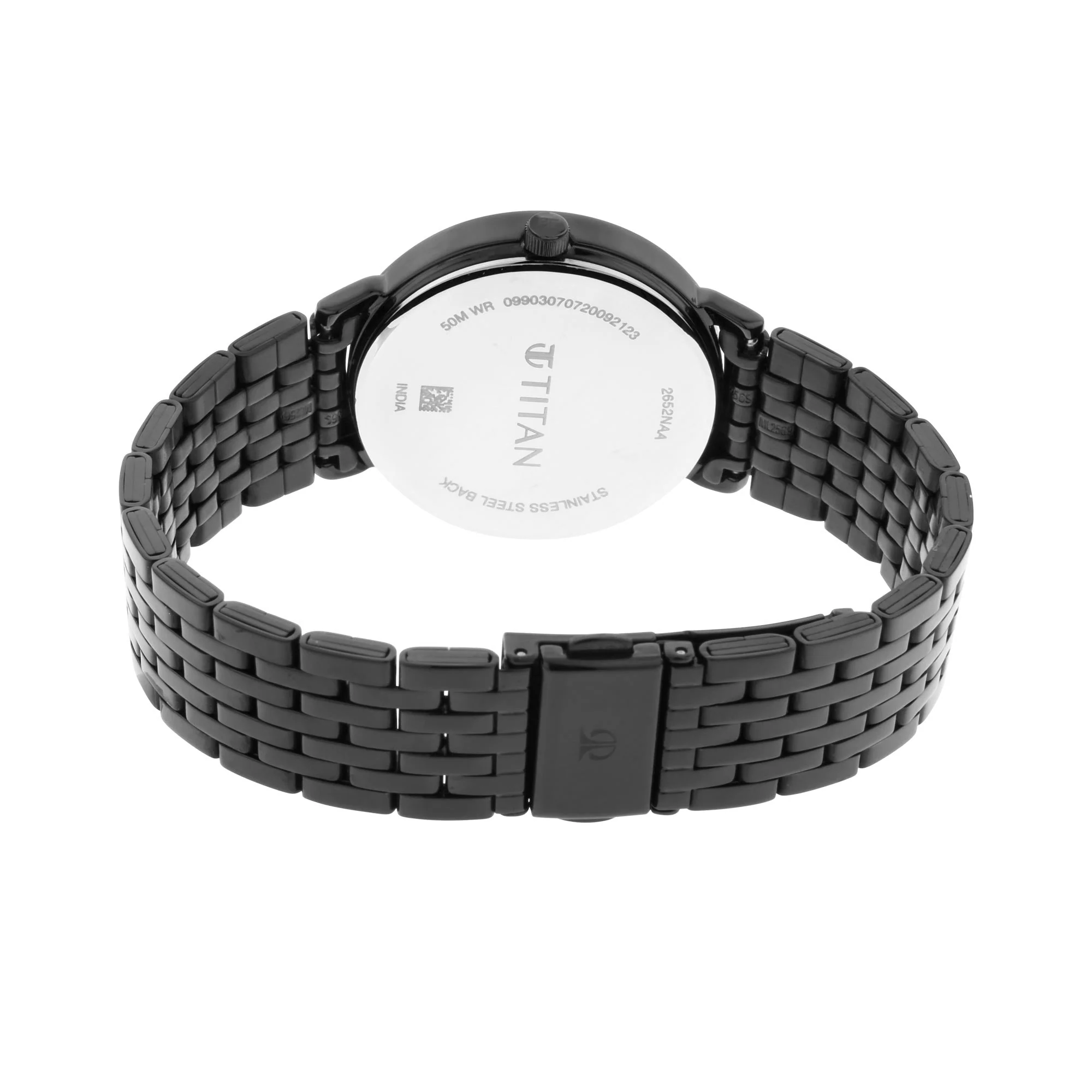 Titan Workwear Black Dial Women Watch With Metal Strap - Image 6