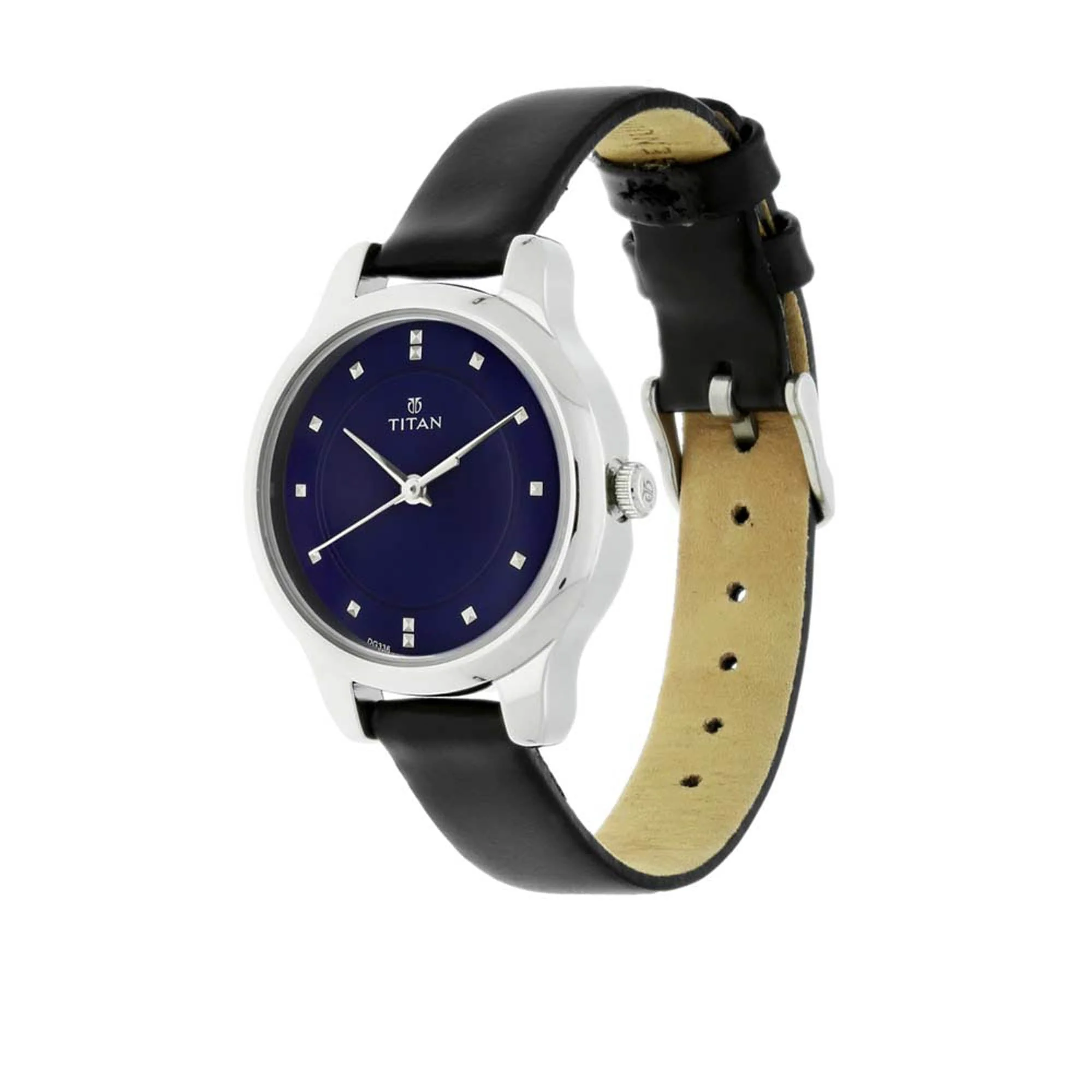 Titan Workwear Blue Dial Women Watch With Leather Strap - Image 2