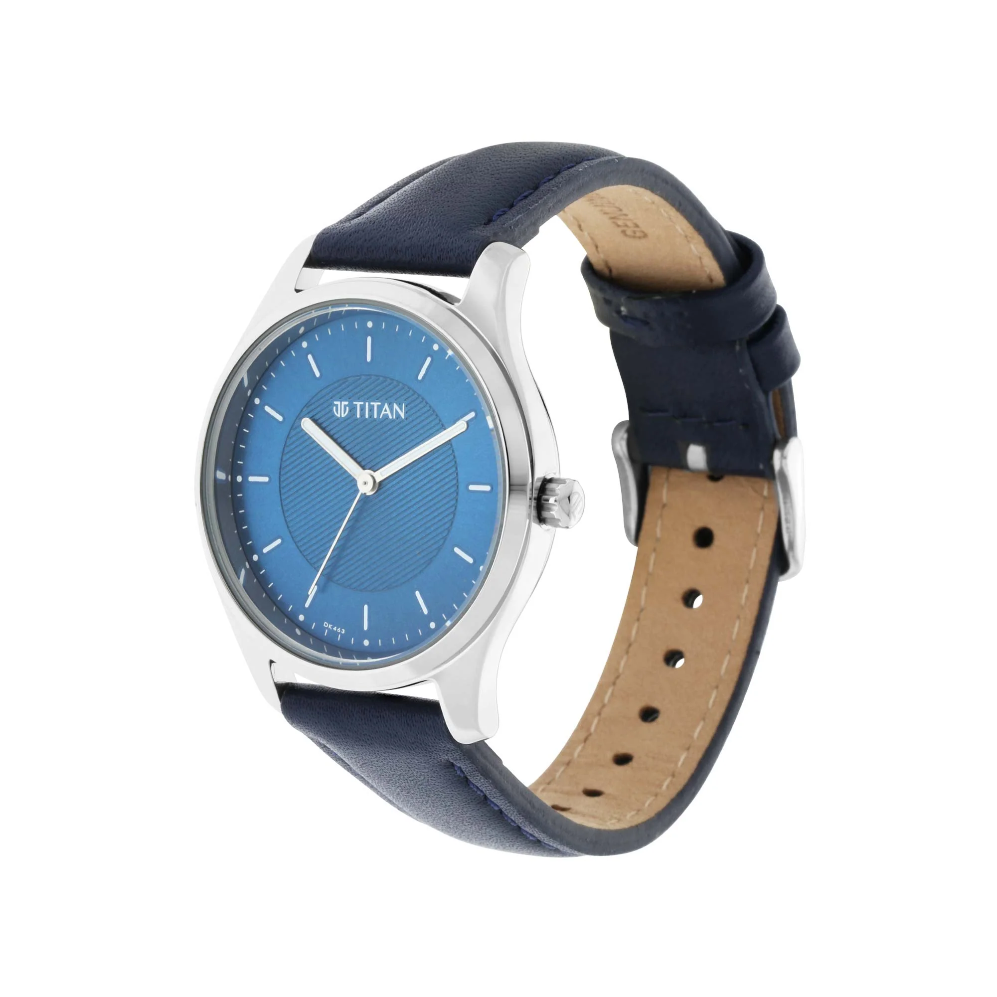 Titan Workwear Blue Dial Women Watch With Leather Strap - Image 2