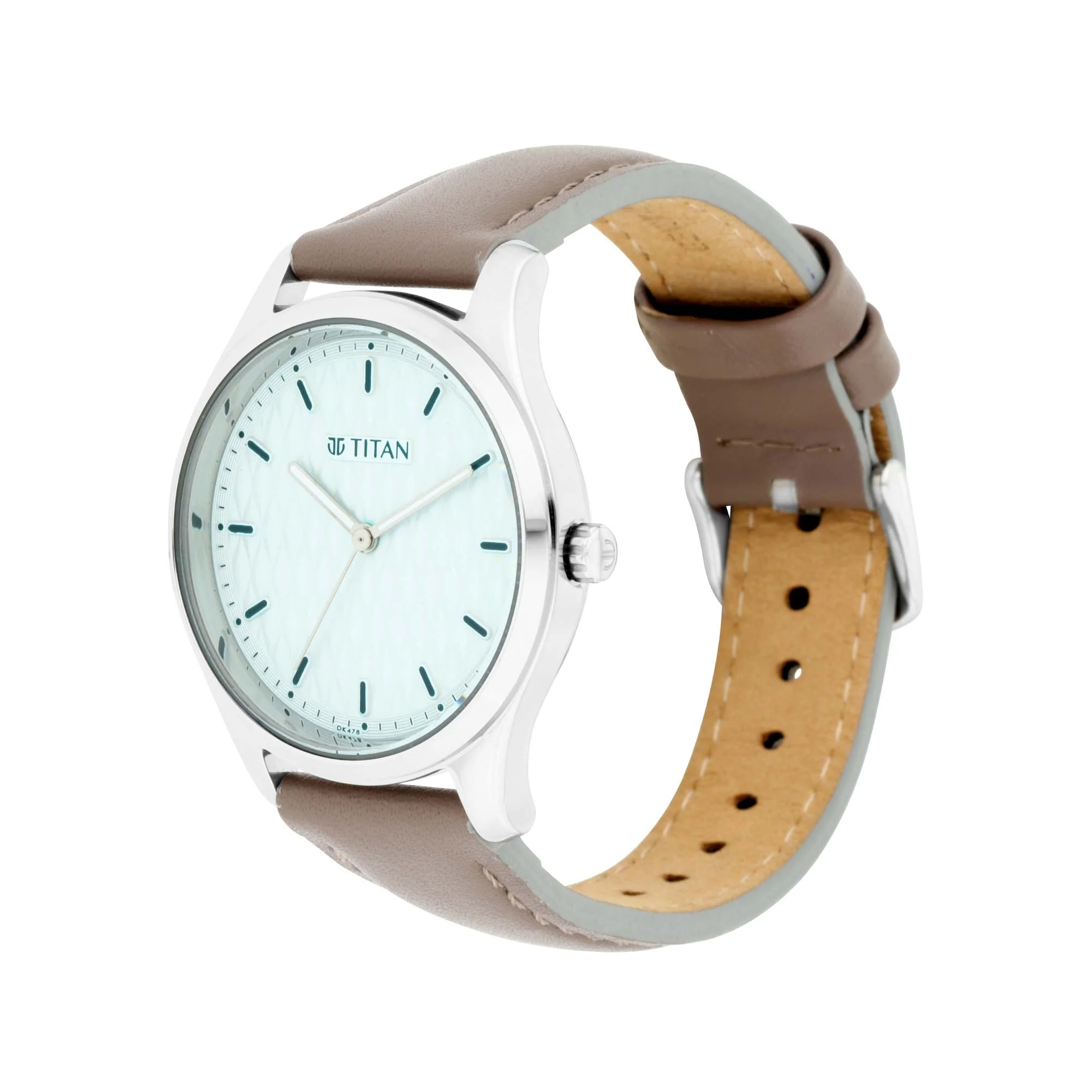 Titan Workwear Blue Dial Women Watch With Leather Strap - Image 2