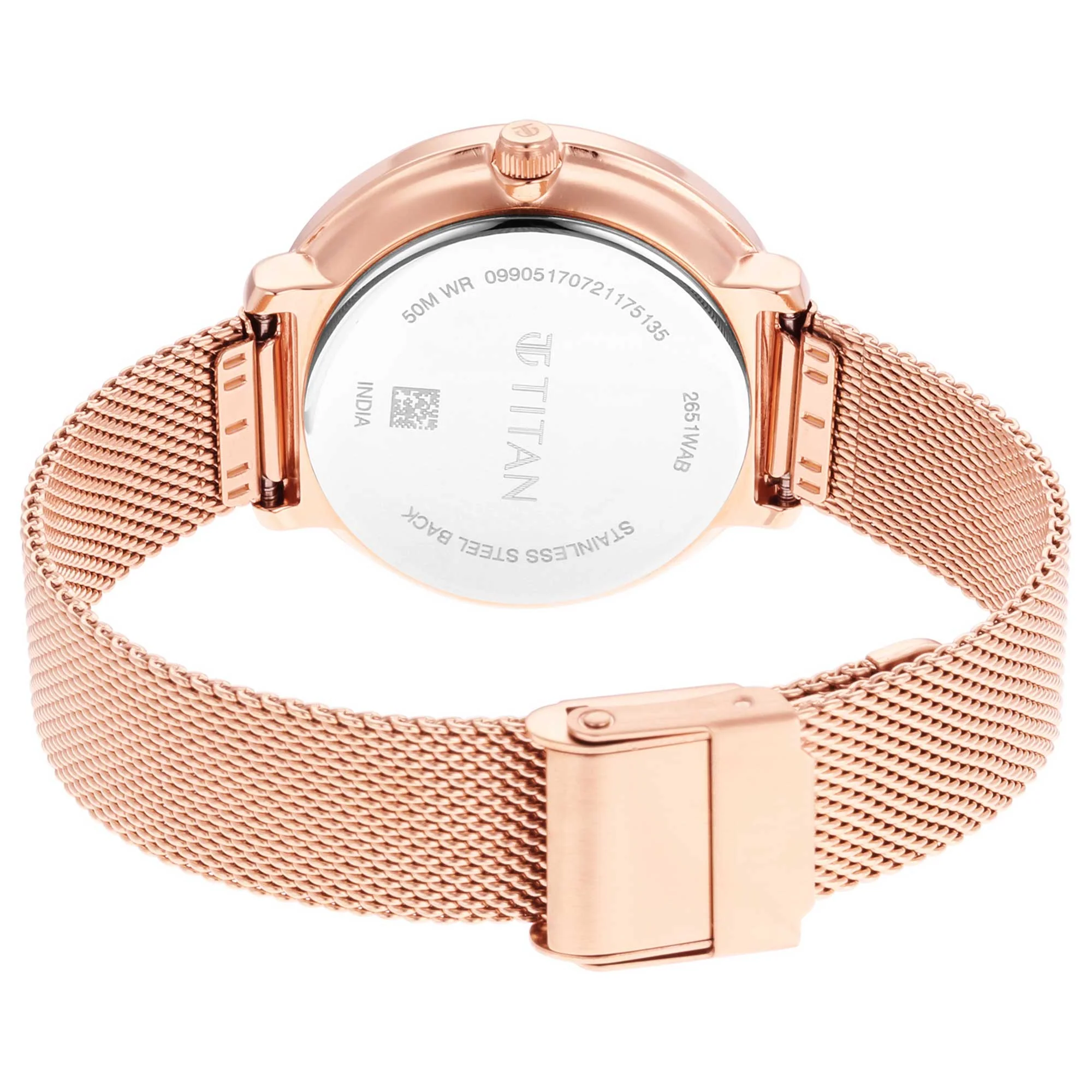 Titan Workwear Silver Dial Women Watch With Stainless Steel Strap - Image 4