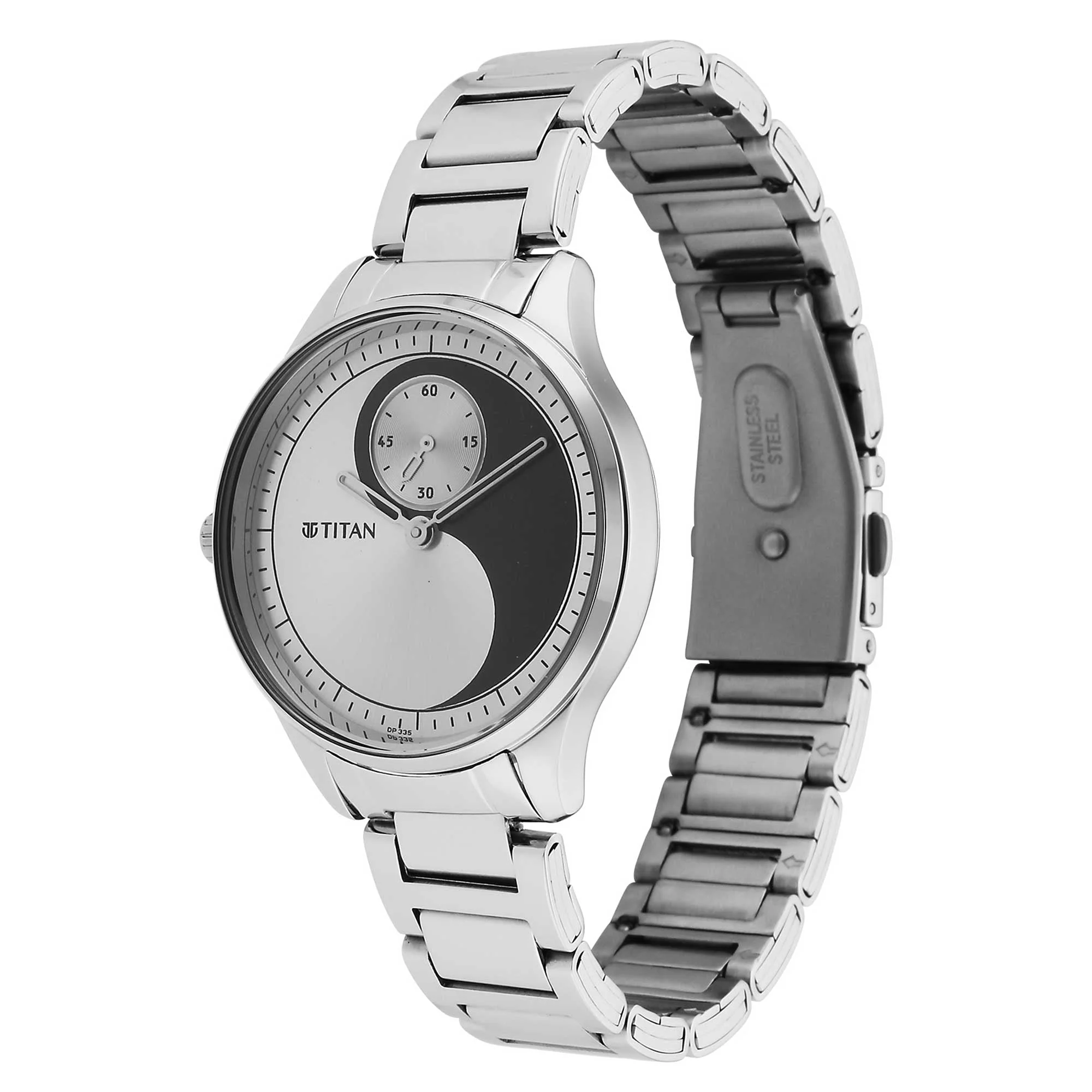 Titan Yin & Yang Black Dial Analog Stainless steel Strap Watch for Women - Image 4
