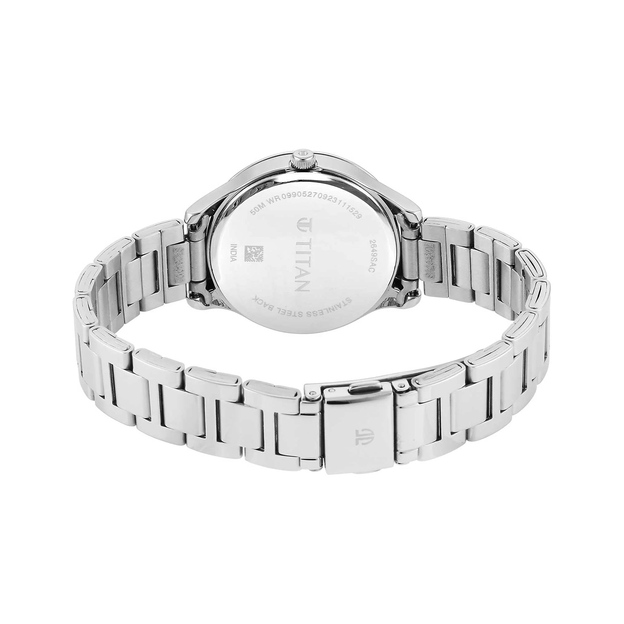 Titan Yin & Yang Silver Dial Analog Stainless steel Strap Watch for Women - Image 6