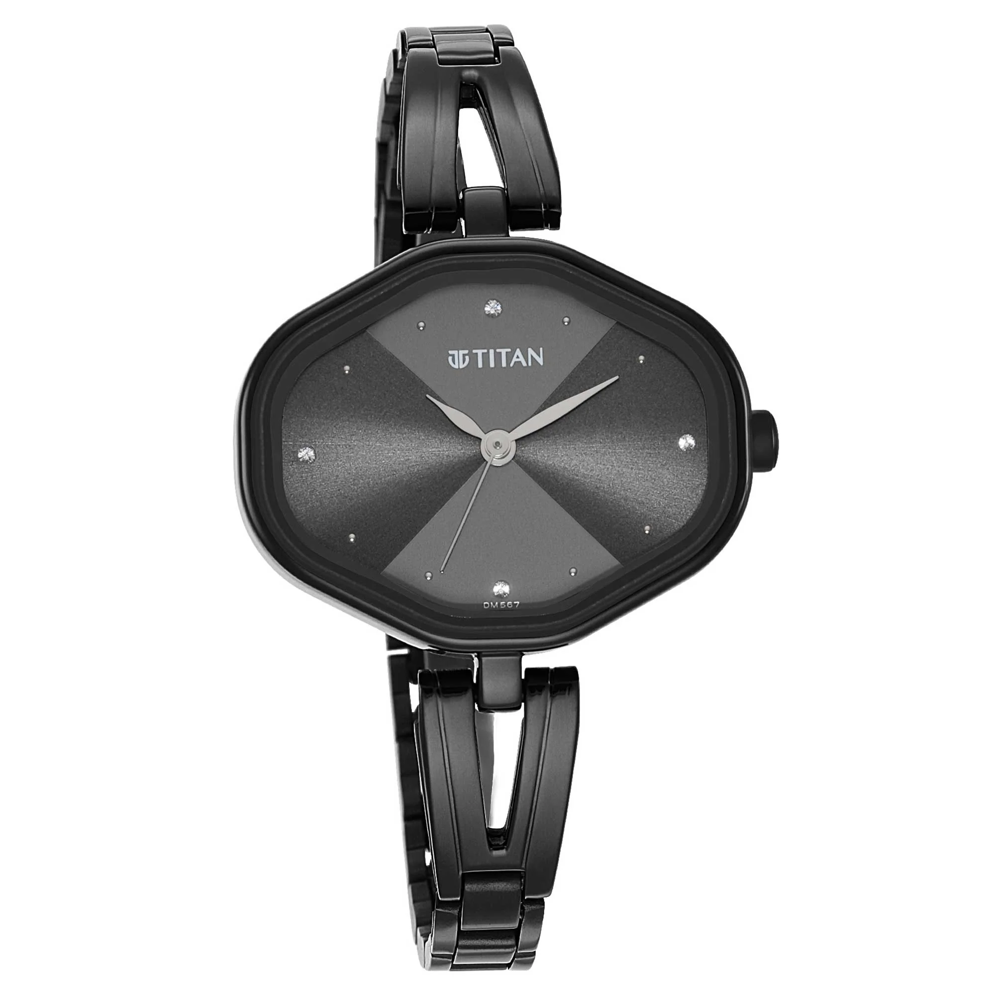 Women Karishma Black Dial Metal Strap Watch - Image 3