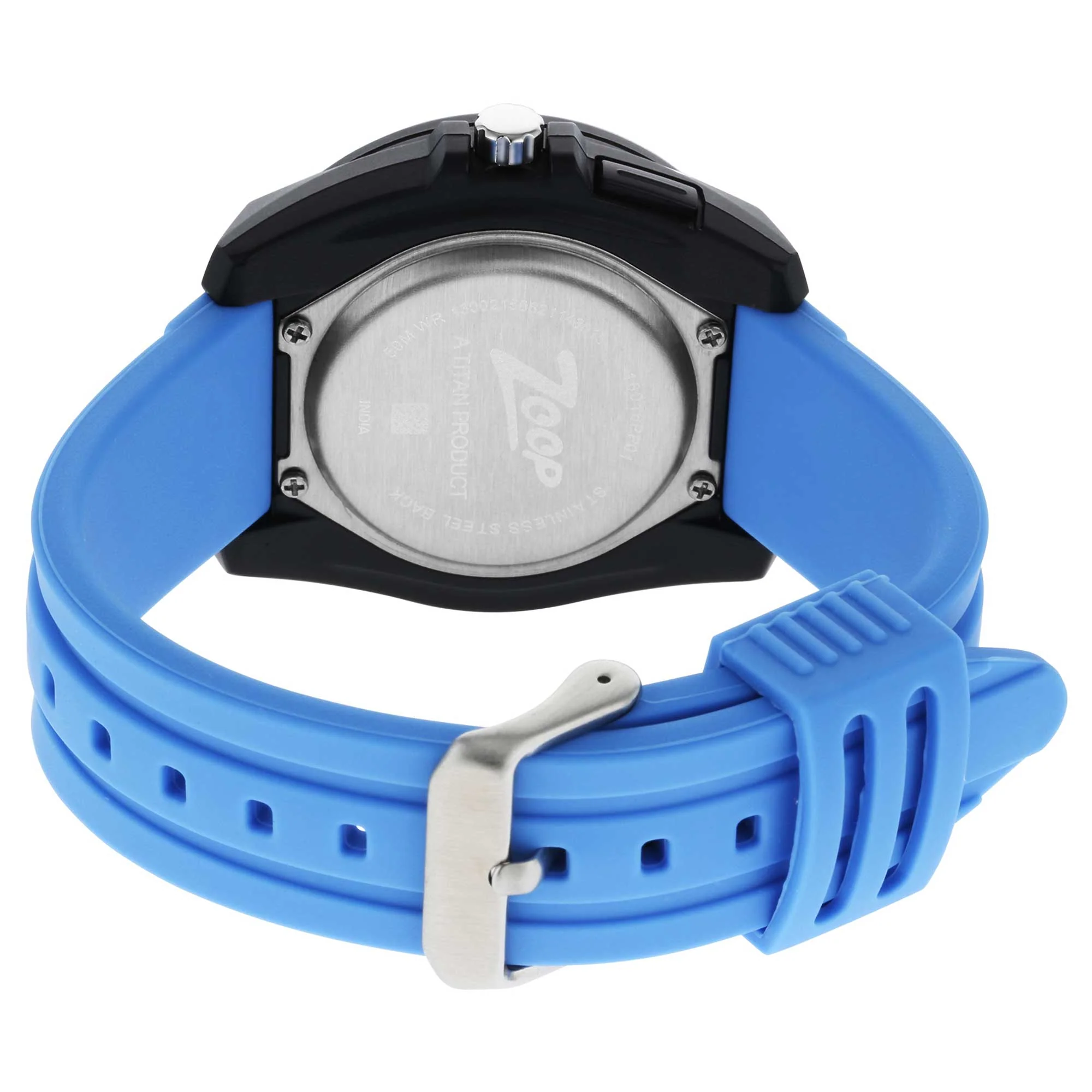 Zoop By Titan Quartz Analog Black Dial Silicone Strap Watch for Kids - Image 4