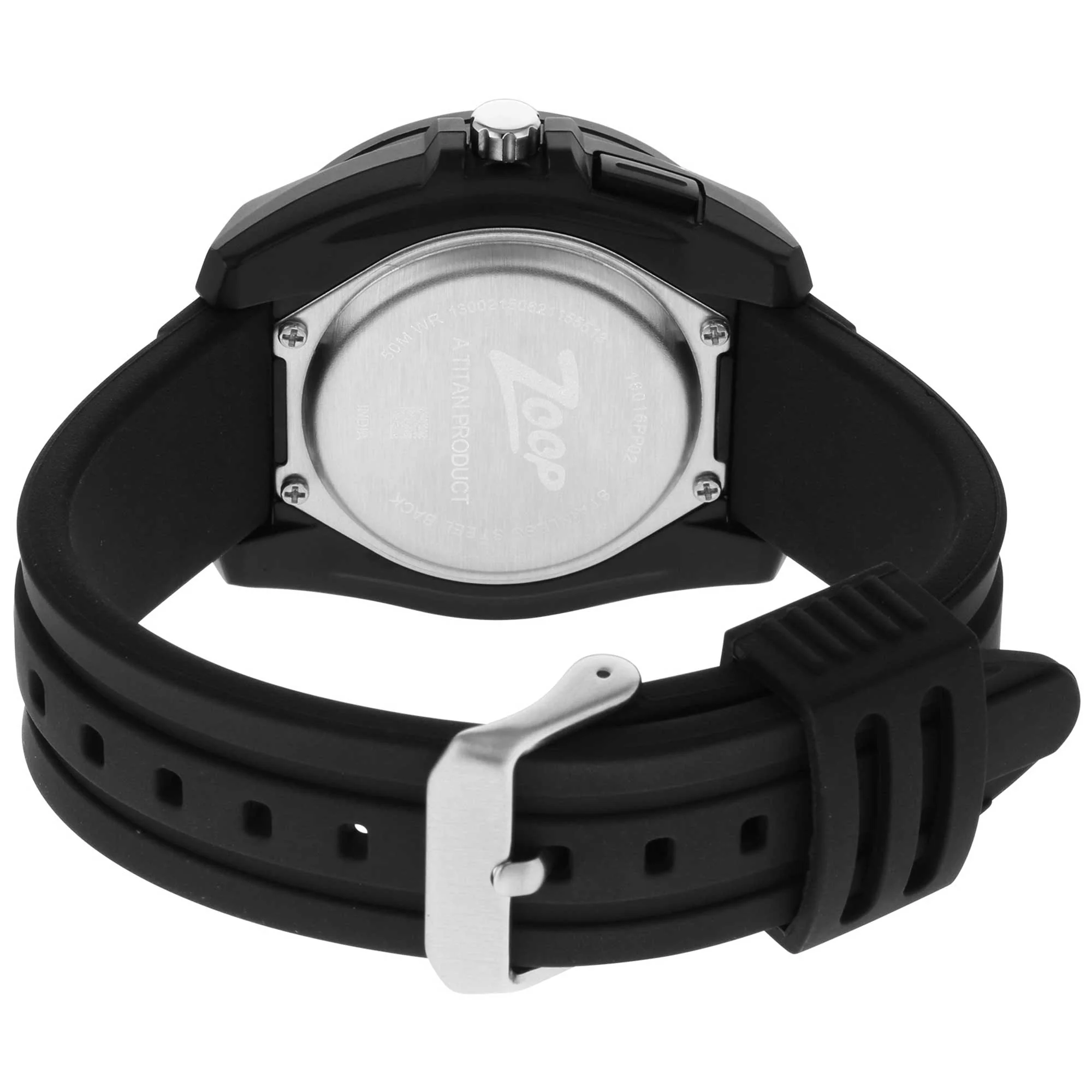 Zoop By Titan Quartz Analog Black Dial Silicone Strap Watch for Kids - Image 4
