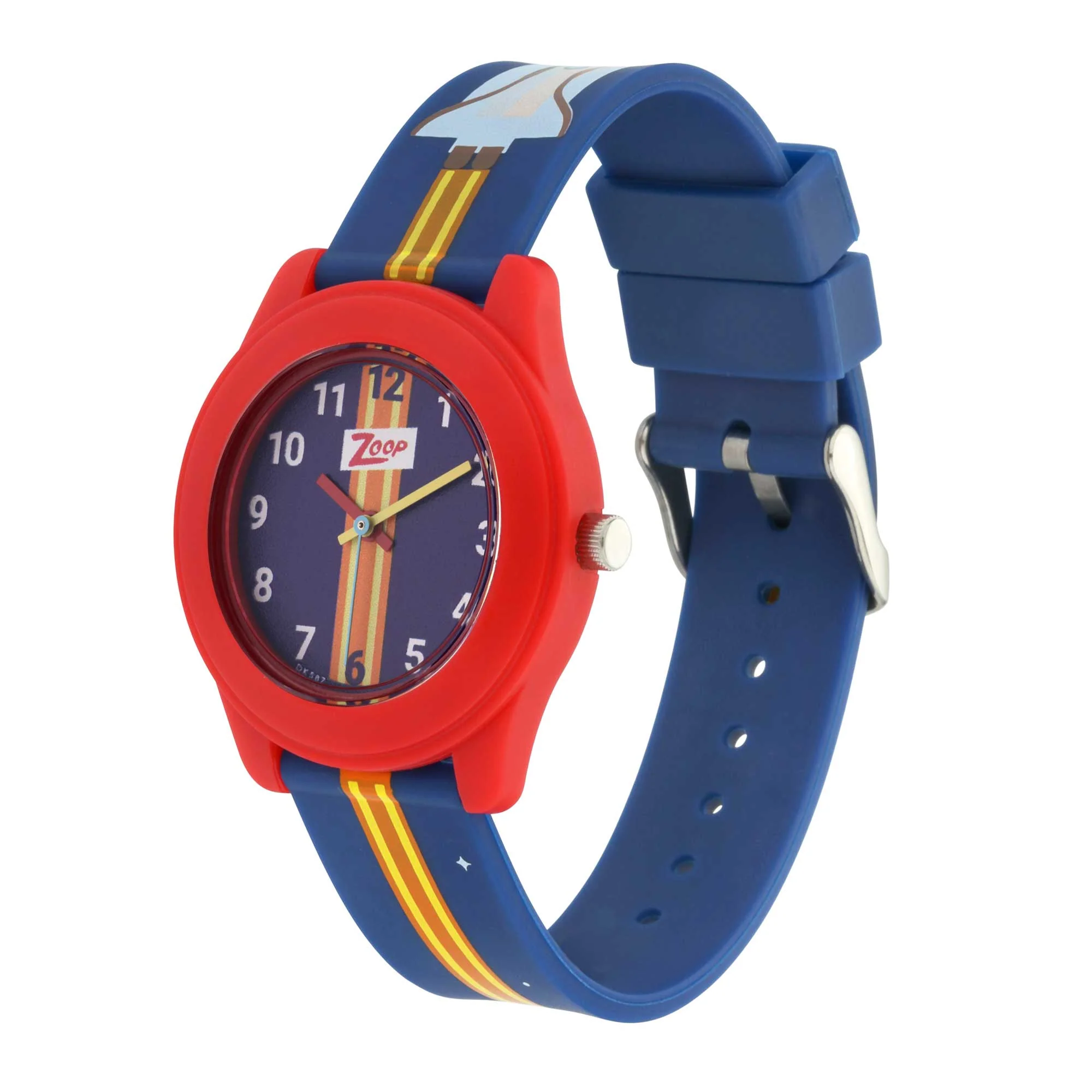 Zoop By Titan Quartz Analog Blue Dial PU Strap Watch for Kids - Image 3