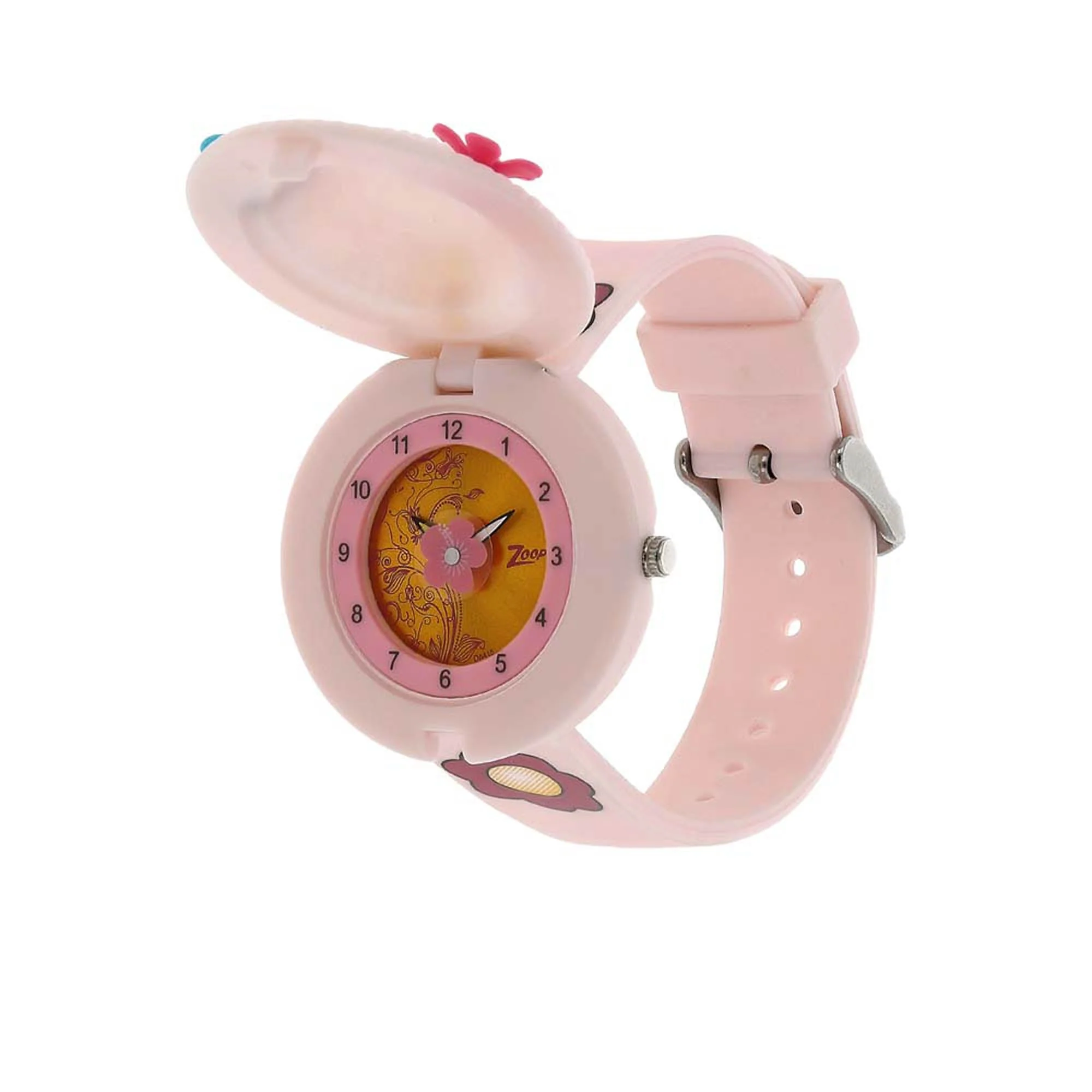 Zoop By Titan Quartz Analog Golden Dial PU Strap Watch for Kids - Image 2