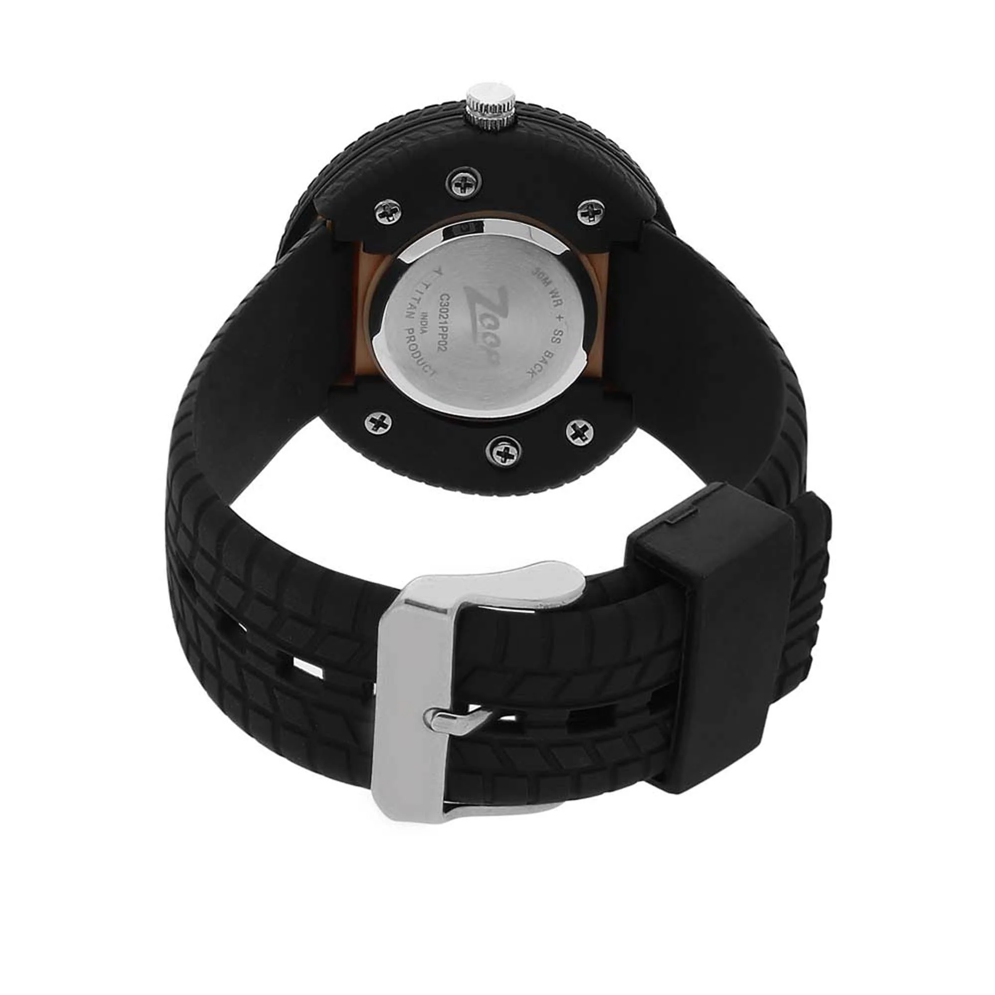 Zoop By Titan Quartz Analog Orange Dial PU Strap Watch for Kids - Image 4