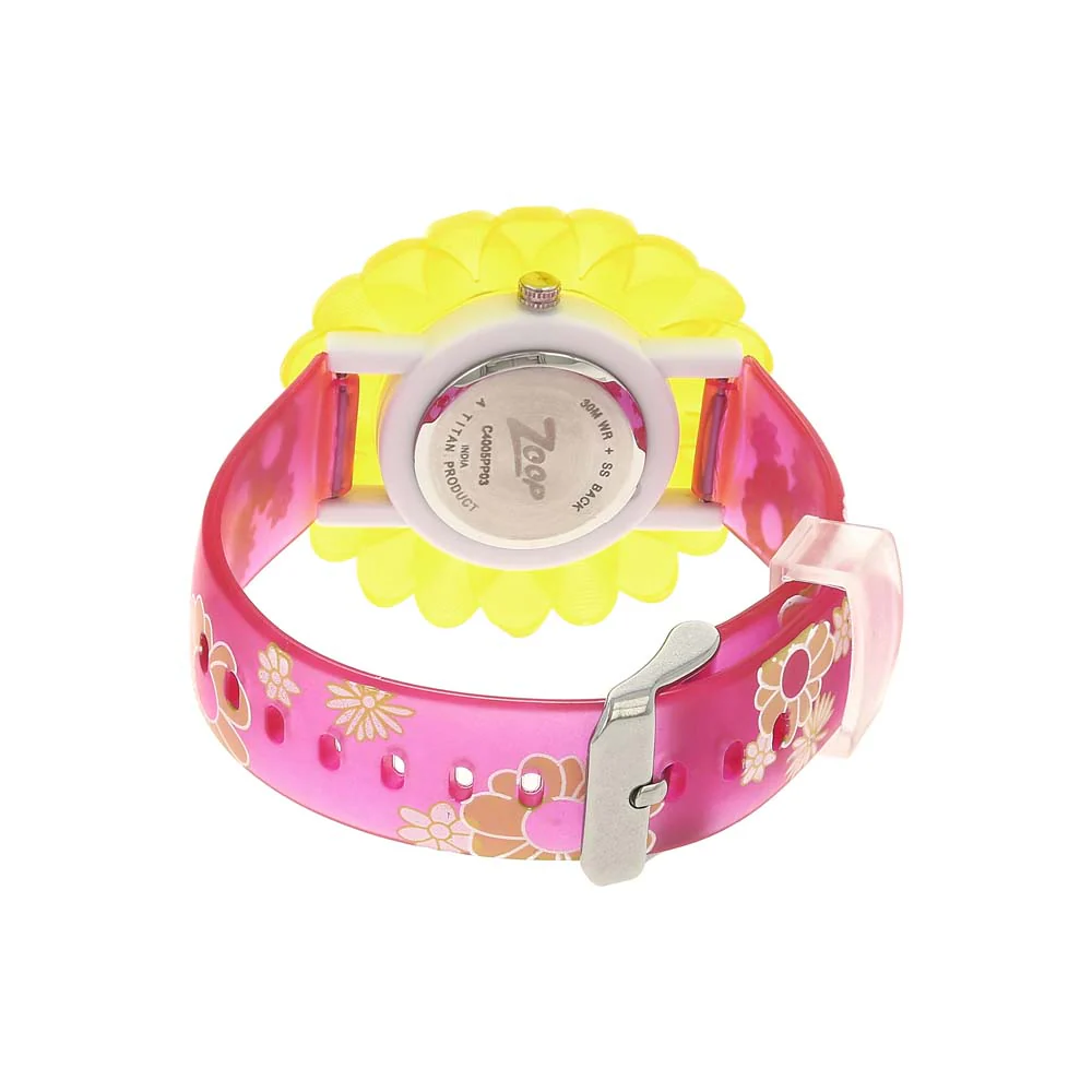 Zoop By Titan Quartz Analog Silver Dial PU Strap Watch for Kids - Image 4