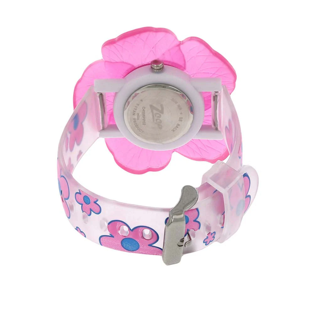 Zoop By Titan Quartz Analog Silver Dial PU Strap Watch for Kids - Image 4